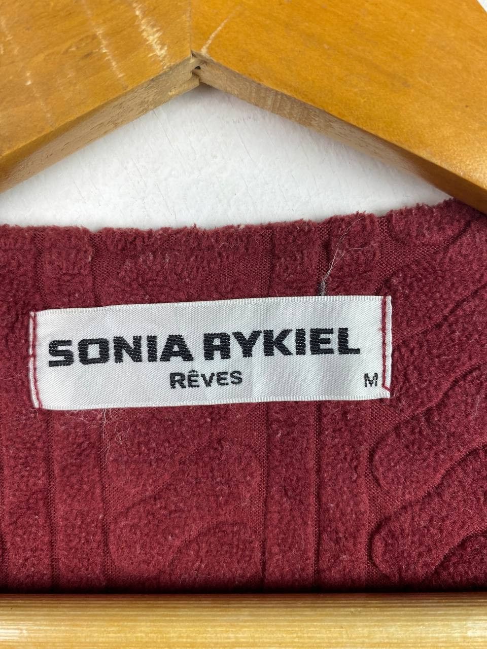 Sonia Rykiel Vintage Rare Sonia Rykiel Maroon Vest Nice Design Size US M / EU 48-50 / 2 - 5 Thumbnail