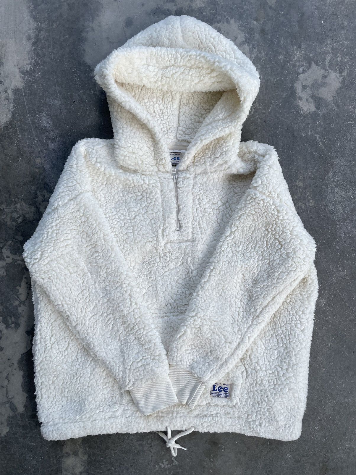 Lee 🔥Lee Iconic White Hoodie Fleece🔥 Size US S / EU 44-46 / 1 - 1 Thumbnail