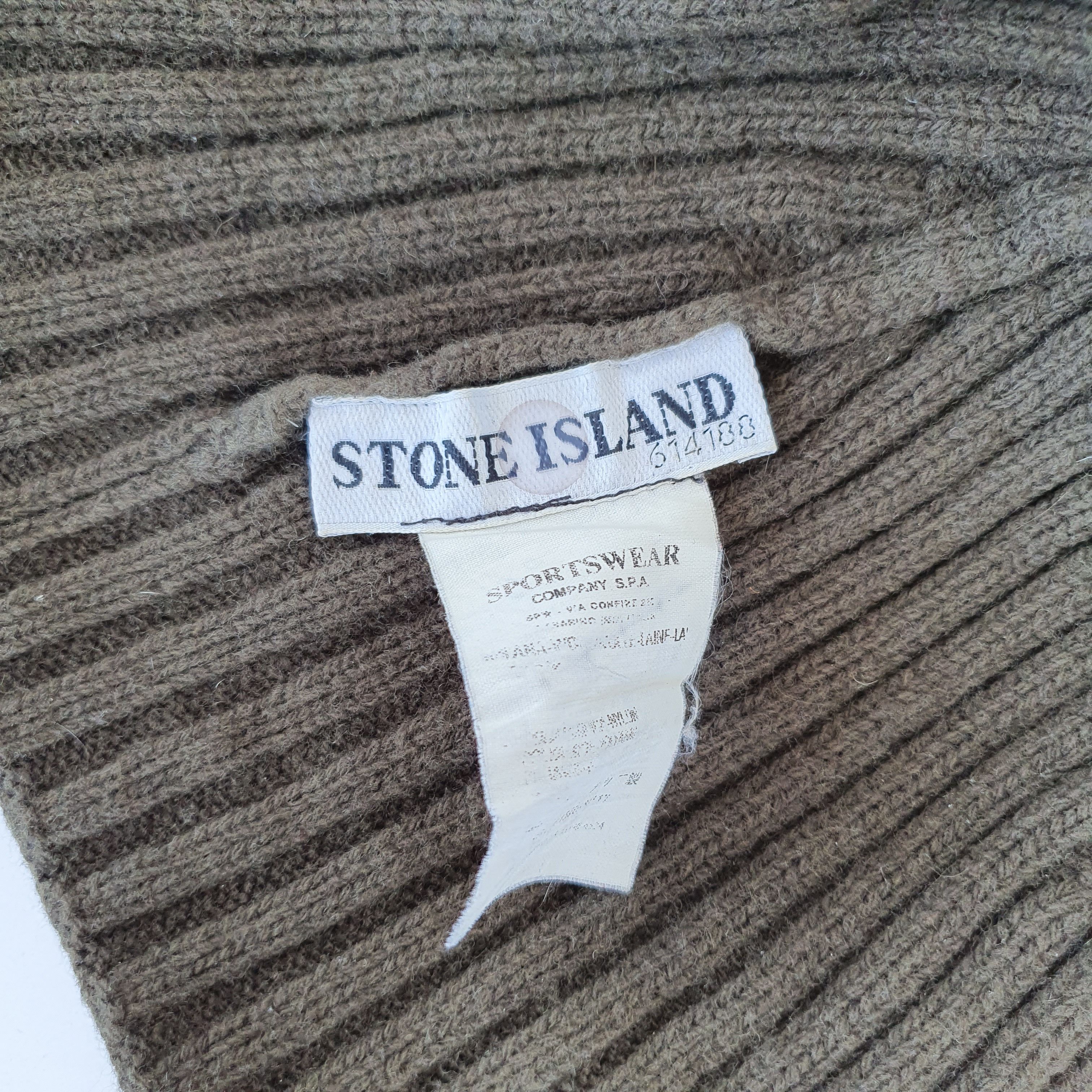 Stone Island Rare Stone Island Wool Embroidered Logo Cap Hat Size ONE SIZE - 5 Thumbnail
