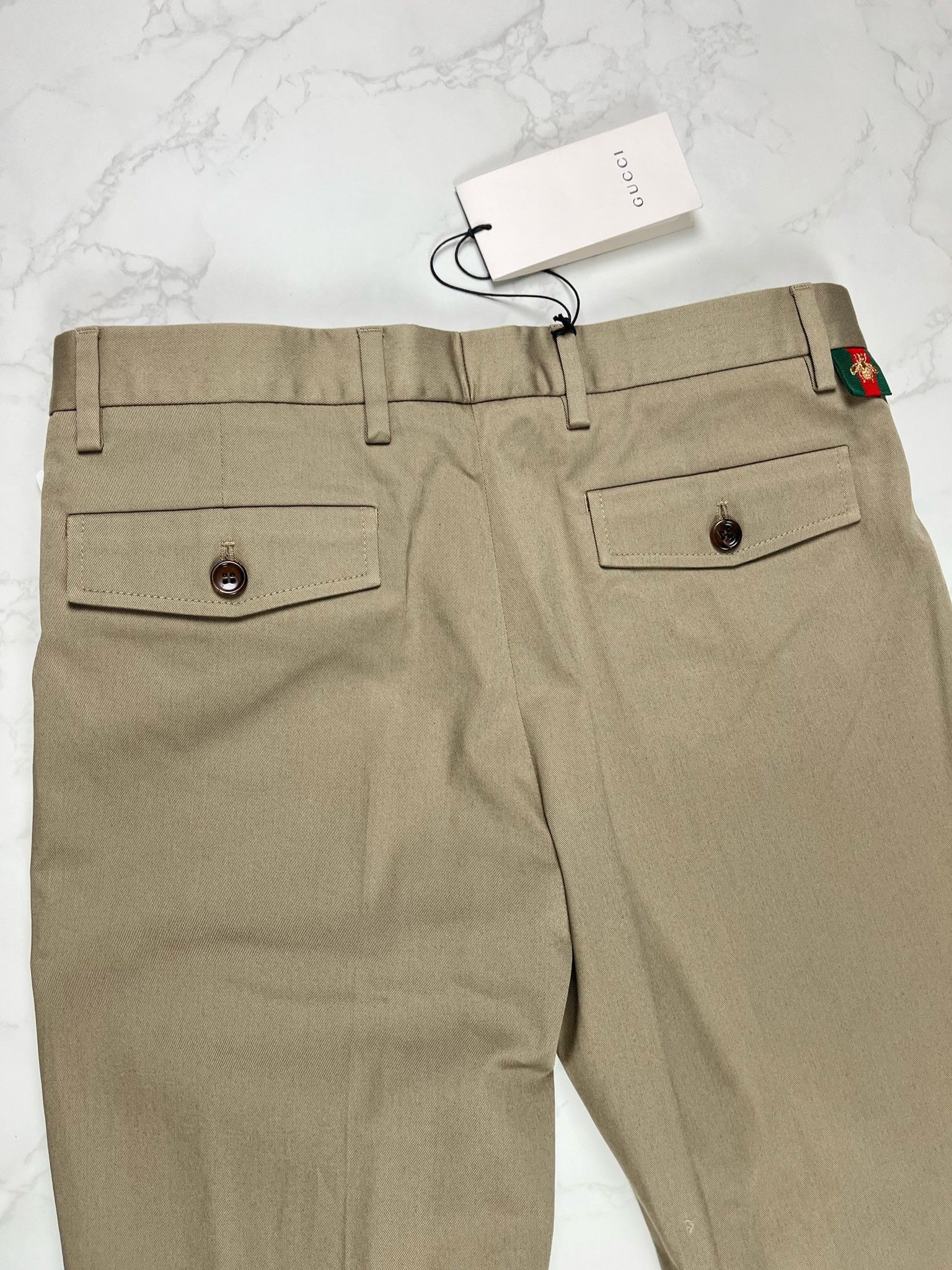 Gucci 🔥65% OFF🔥 Gucci Riding Pleat Front Light Brown Pants Size US 28 / EU 44 - 19 Thumbnail