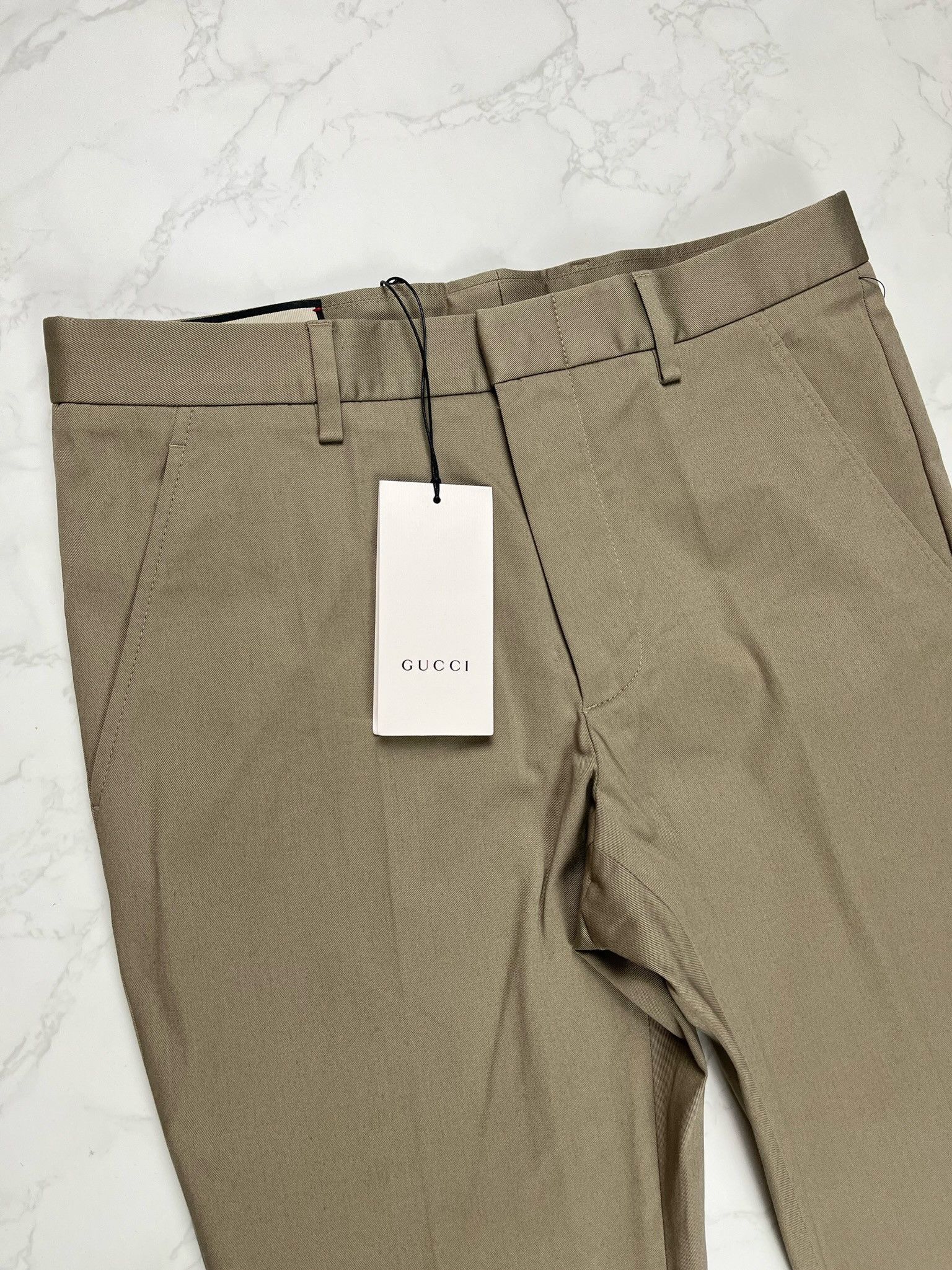 Gucci 🔥65% OFF🔥 Gucci Riding Pleat Front Light Brown Pants Size US 28 / EU 44 - 11 Thumbnail
