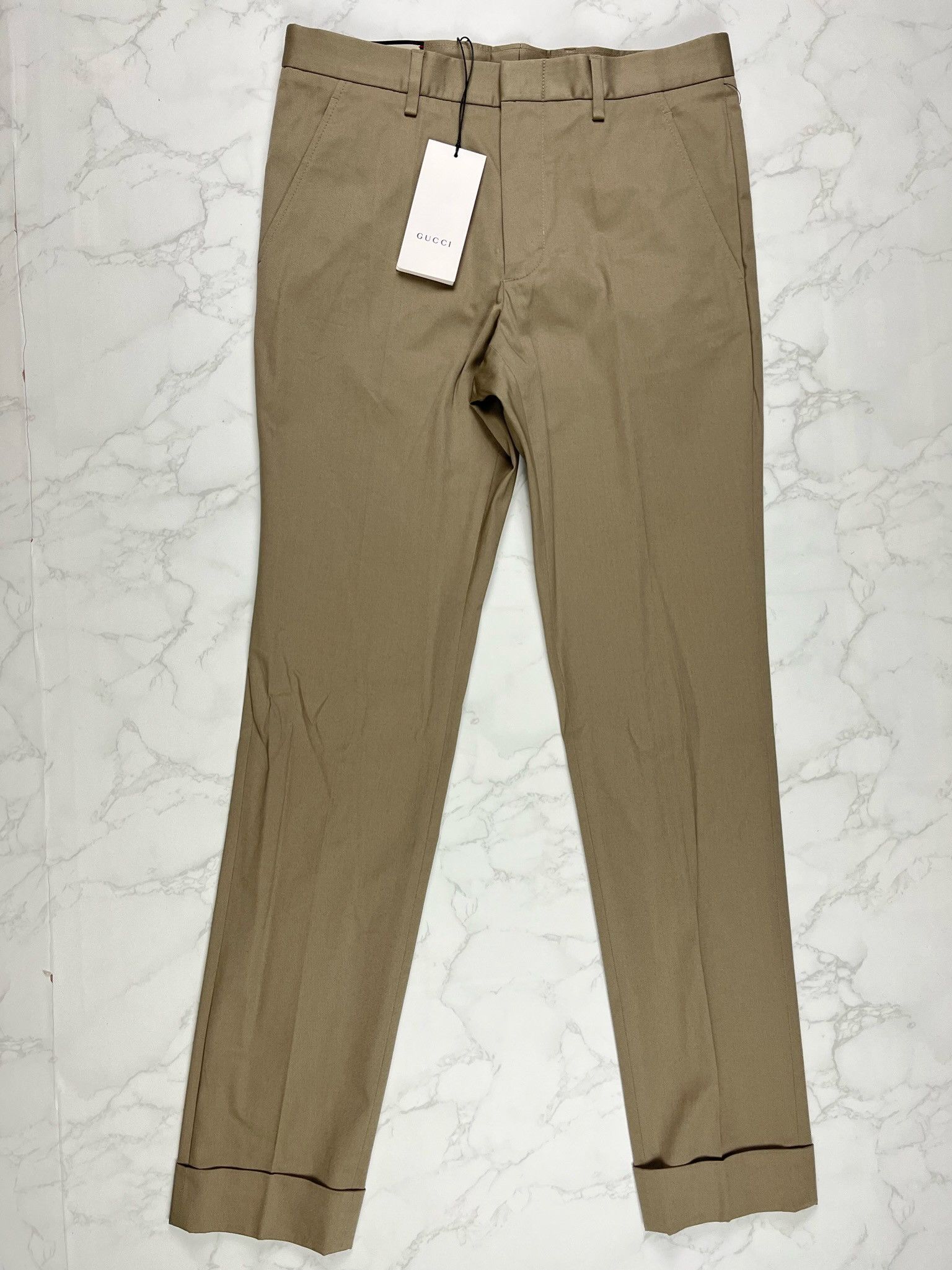 Gucci 🔥65% OFF🔥 Gucci Riding Pleat Front Light Brown Pants Size US 28 / EU 44 - 10 Thumbnail