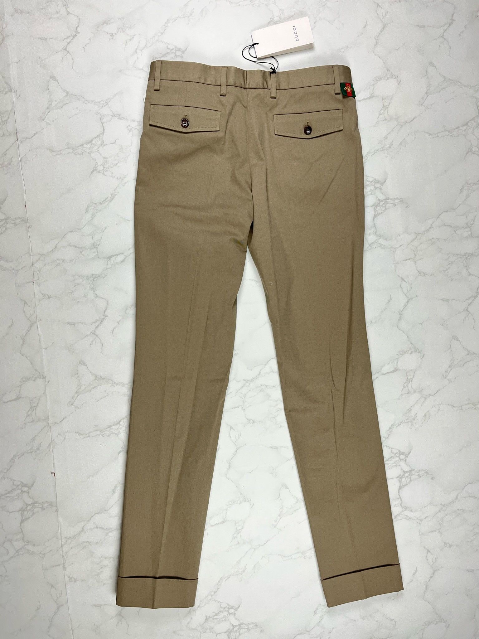 Gucci 🔥65% OFF🔥 Gucci Riding Pleat Front Light Brown Pants Size US 28 / EU 44 - 18 Thumbnail
