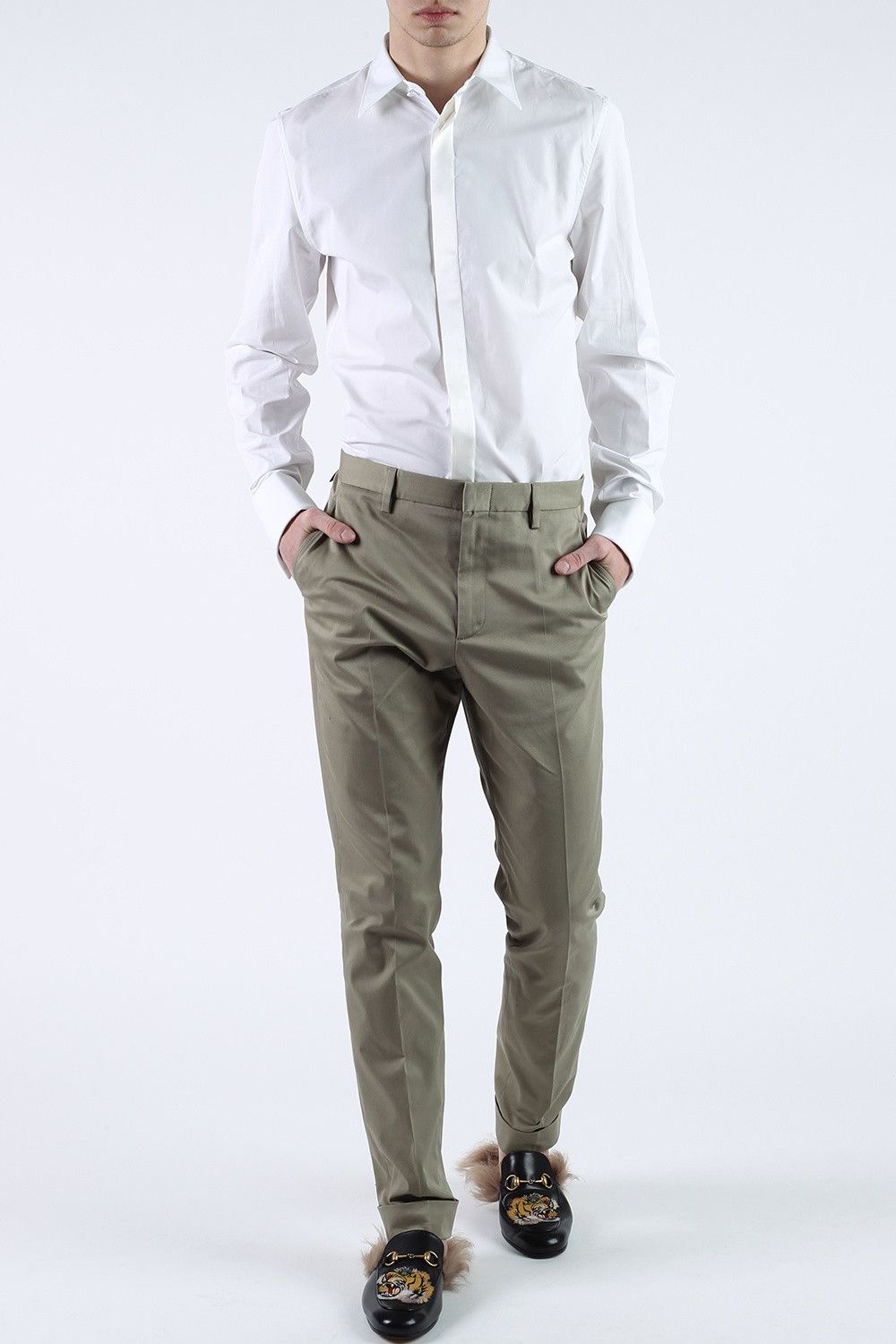 Gucci 🔥65% OFF🔥 Gucci Riding Pleat Front Light Brown Pants Size US 28 / EU 44 - 3 Thumbnail