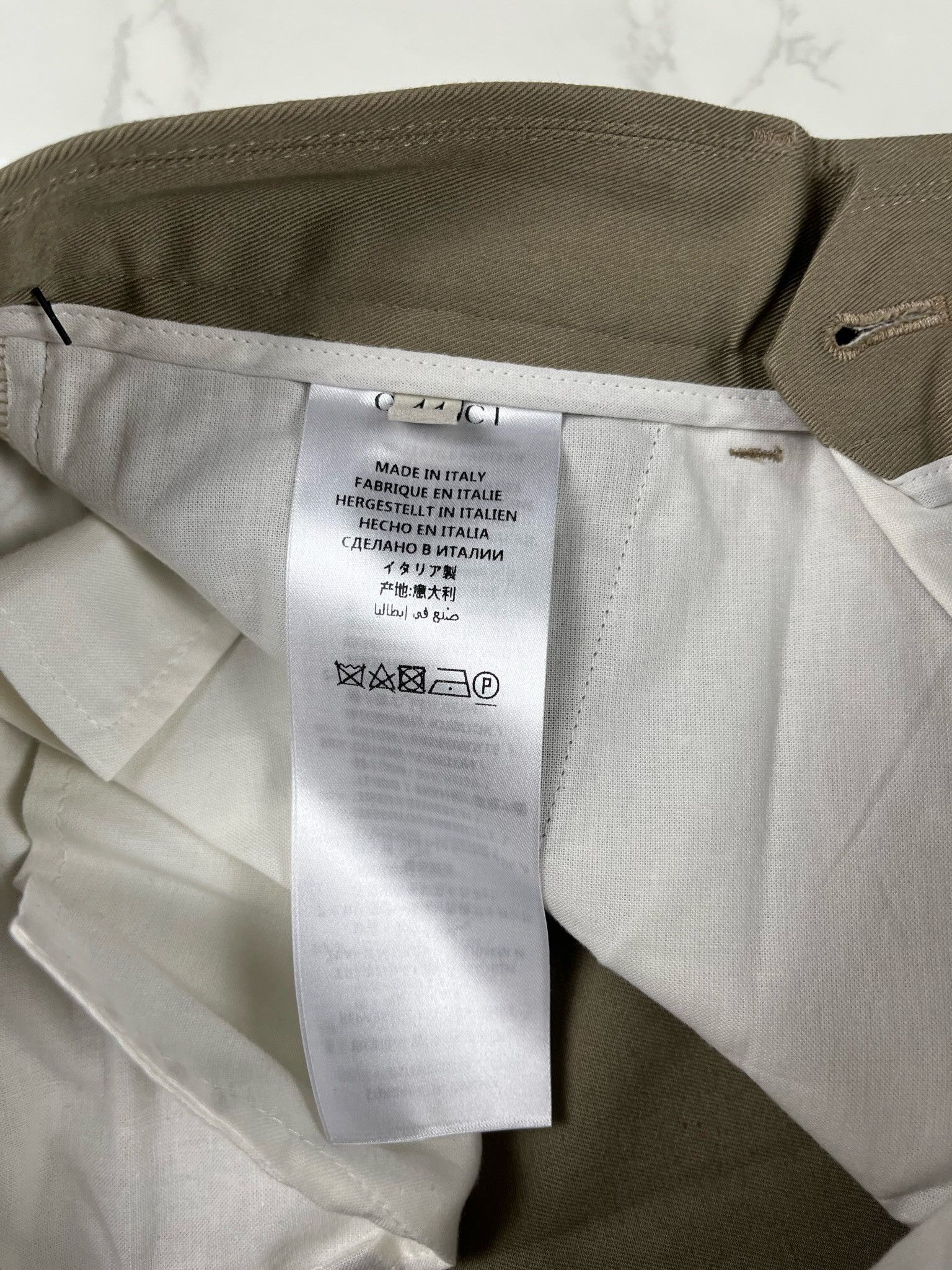Gucci 🔥65% OFF🔥 Gucci Riding Pleat Front Light Brown Pants Size US 28 / EU 44 - 16 Thumbnail
