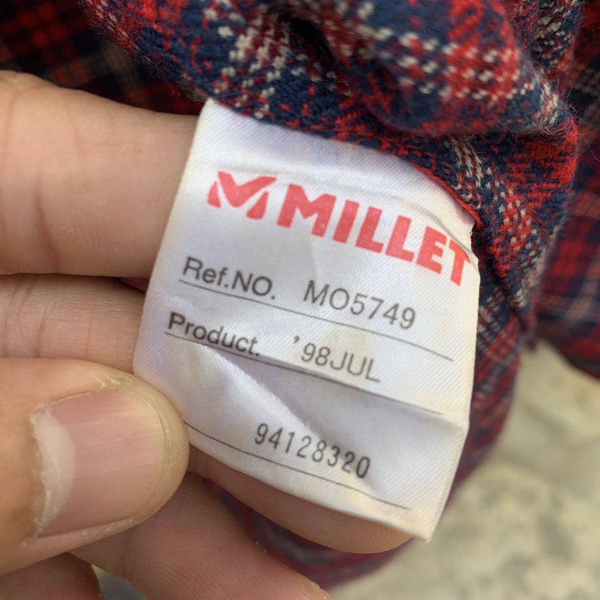 Flannel Millet flannel Size US L / EU 52-54 / 3 - 8 Thumbnail