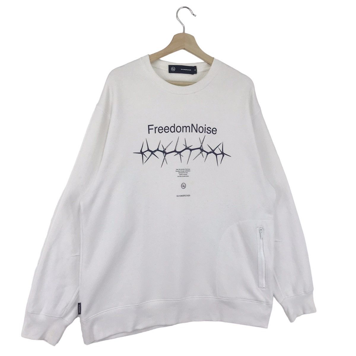 Jun Takahashi Undercover X GU Freedom Noise Sweatshirts Size US L / EU 52-54 / 3 - 4 Thumbnail