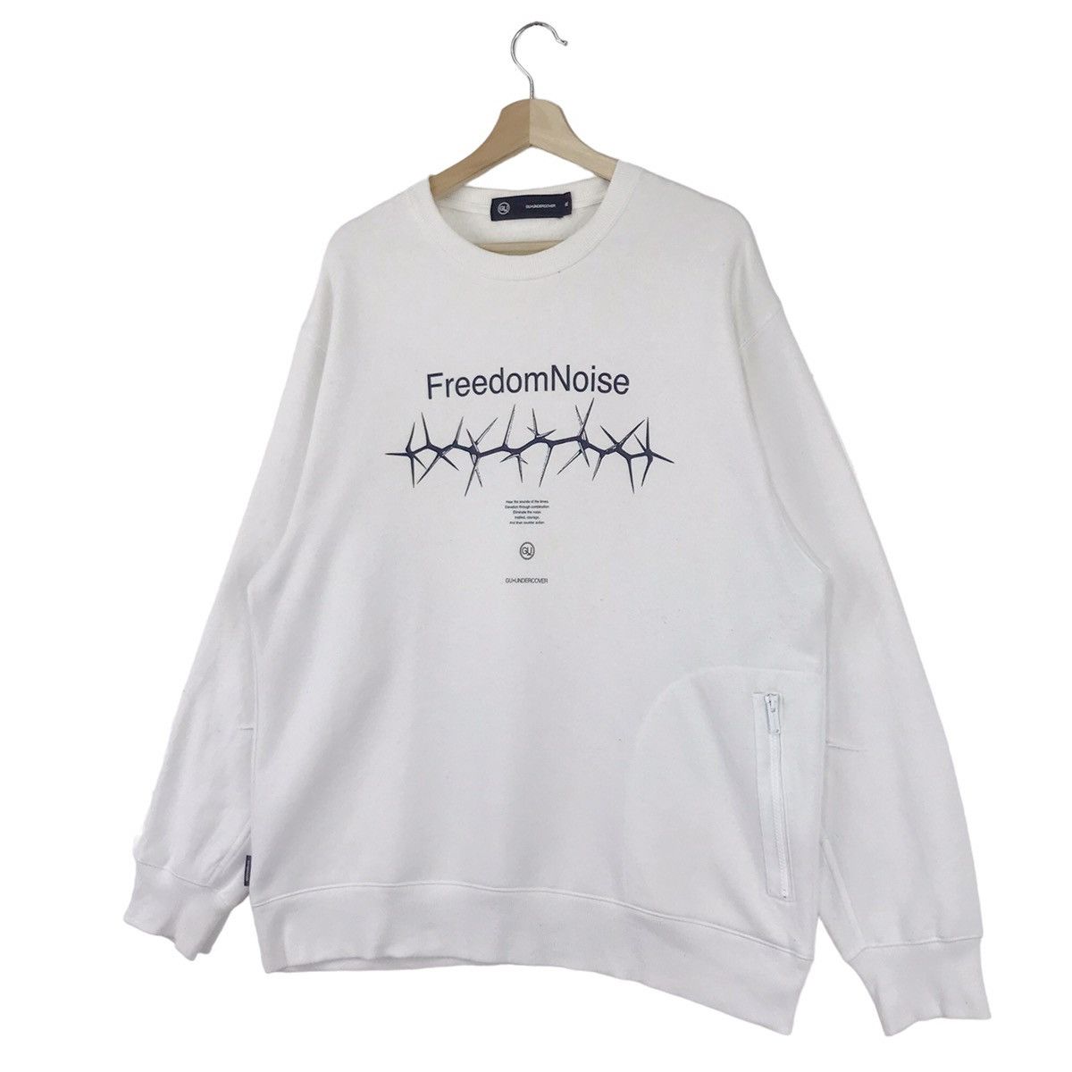 Jun Takahashi Undercover X GU Freedom Noise Sweatshirts Size US L / EU 52-54 / 3 - 3 Thumbnail