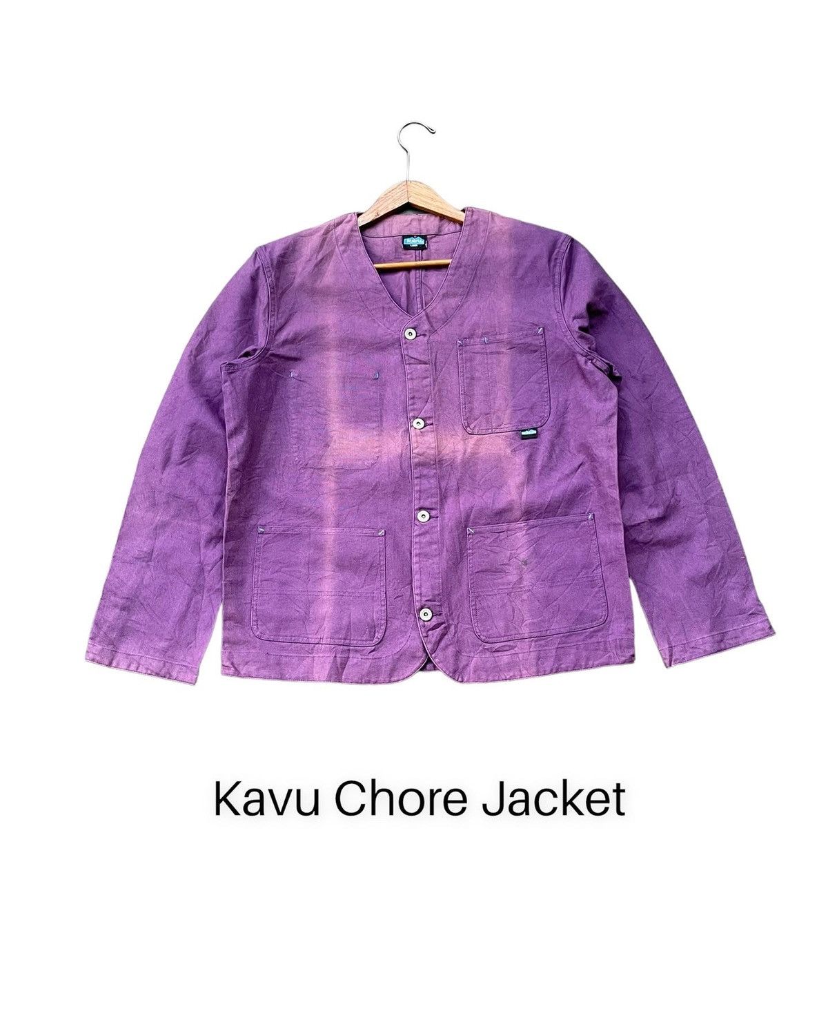 Japanese Brand Kavu Duck Canvas Chore Jacket Size US L / EU 52-54 / 3 - 1 Thumbnail
