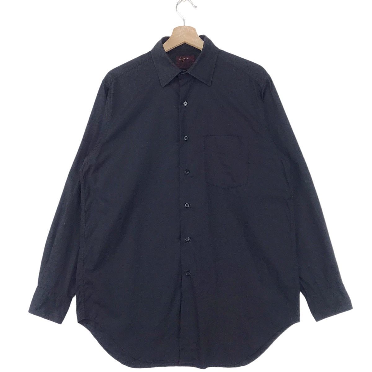 Yohji Yamamoto Black Button Shirt Size US M / EU 48-50 / 2 - 1 Thumbnail