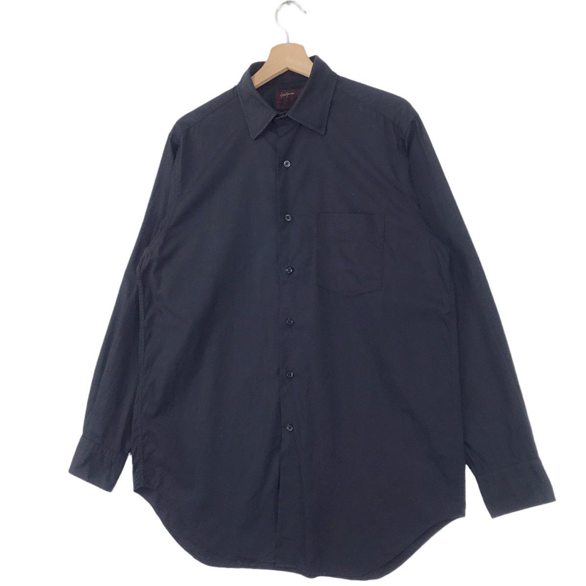 Yohji Yamamoto Black Button Shirt Size US M / EU 48-50 / 2 - 3 Thumbnail