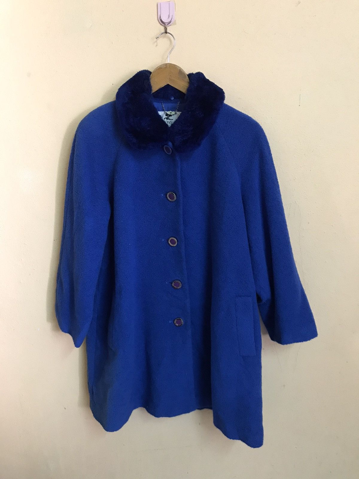 Courreges × Designer COURREGES PARIS FUR JACKET FOR WINTER Size US L / EU 52-54 / 3 - 8 Thumbnail