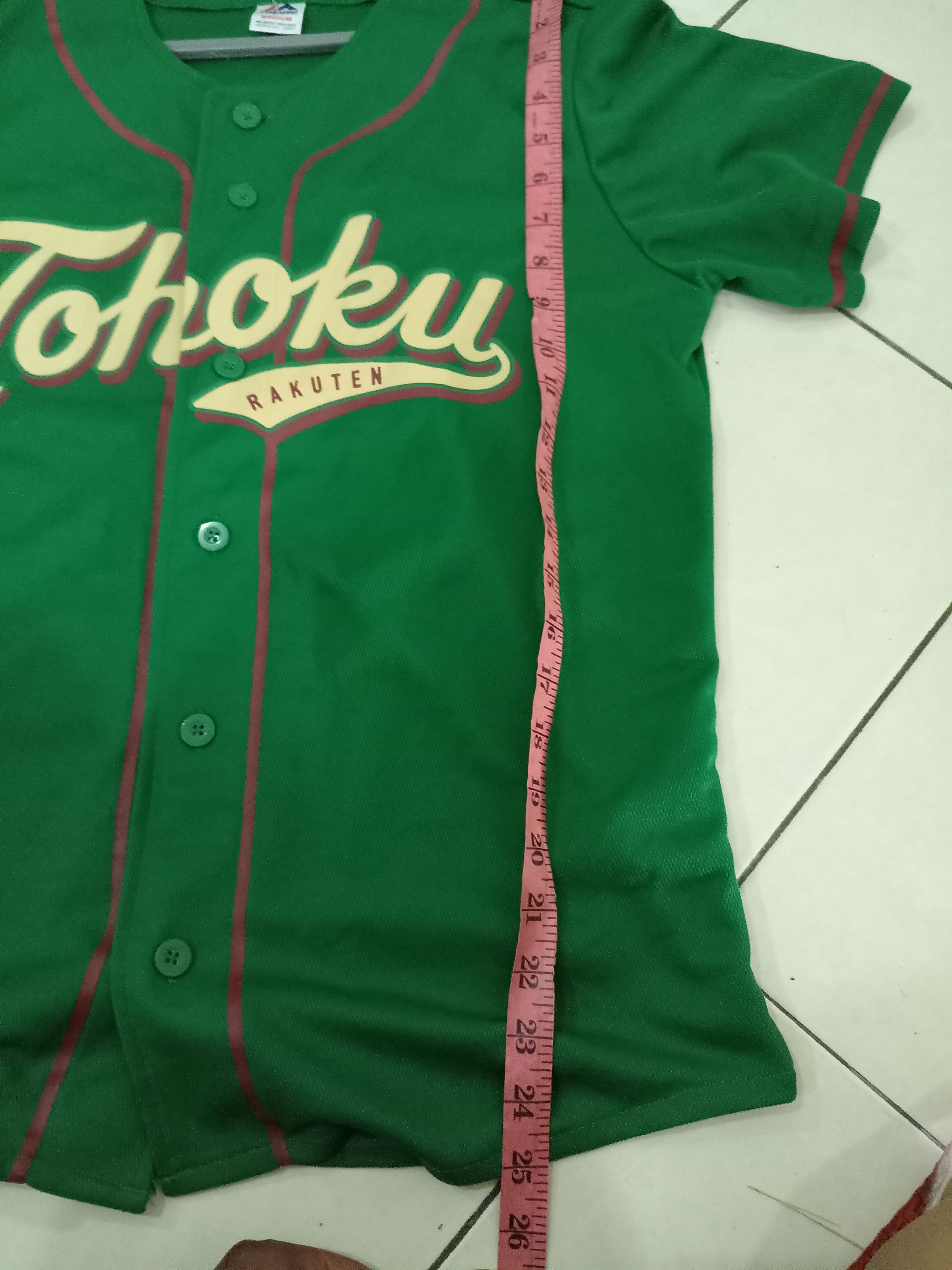 Japanese Brand × Majestic Tohoku rakuten Engles NPB Japan baseball jersey Size US M / EU 48-50 / 2 - 7 Thumbnail
