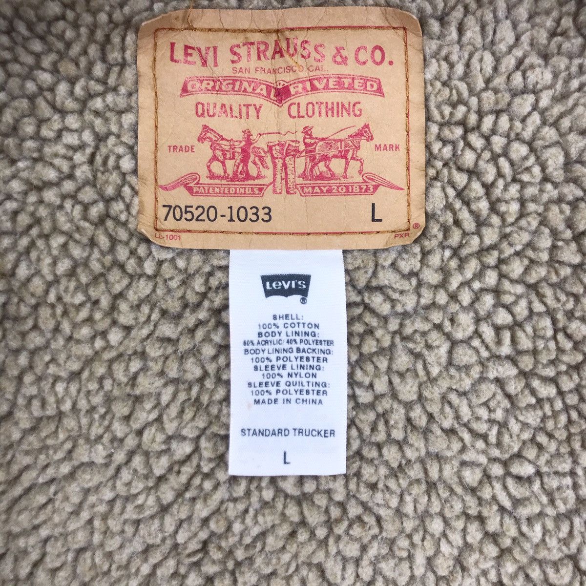 Levi's × Levi's Vintage Clothing × Vintage Vintage Levis Sherpa Corduroy Trucker Jacket Size US L / EU 52-54 / 3 - 9 Thumbnail
