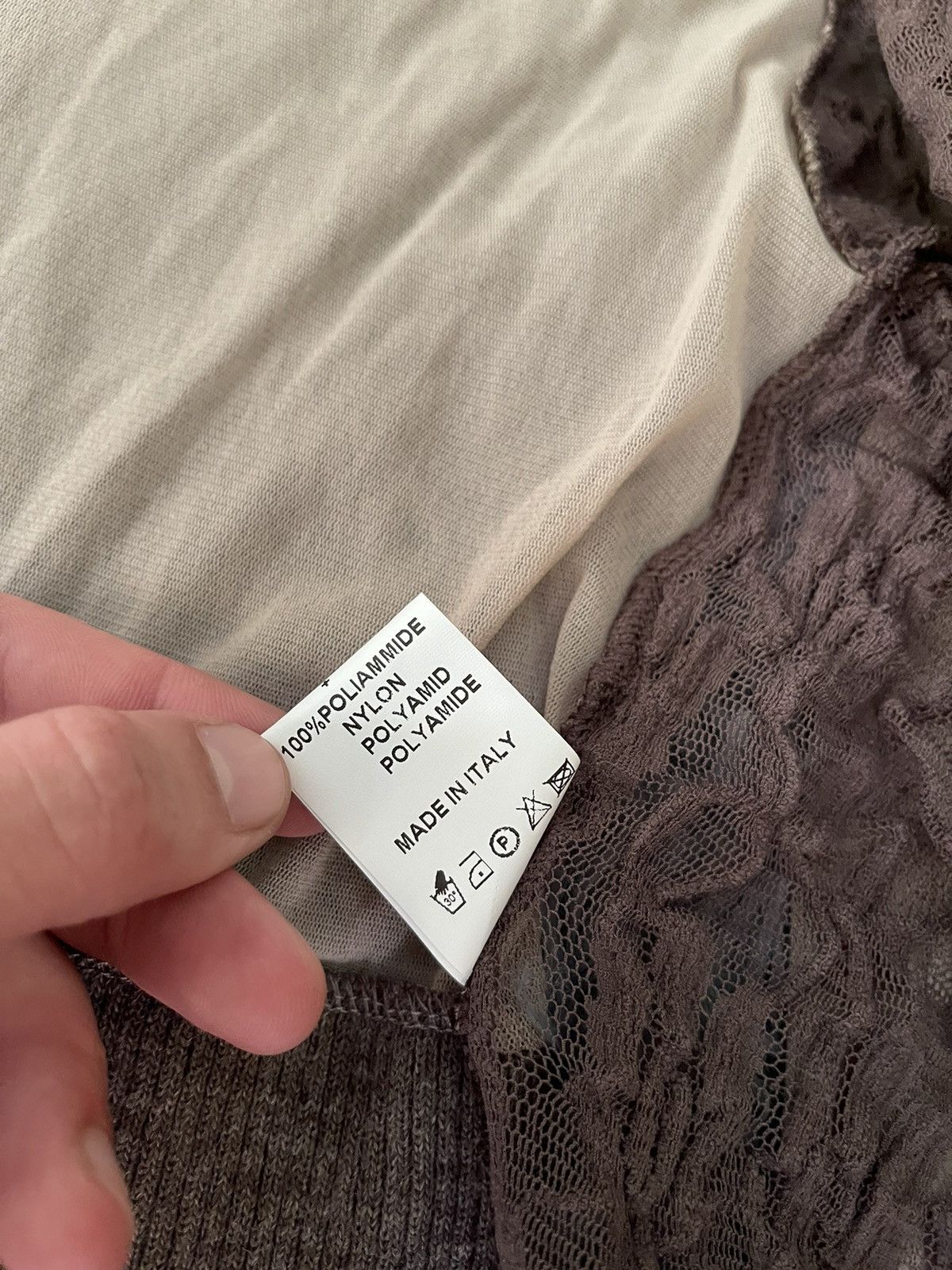 Vintage Avant Garde mesh 00s vintage JPG style longsleeve alpaca Size S / US 4 / IT 40 - 6 Thumbnail