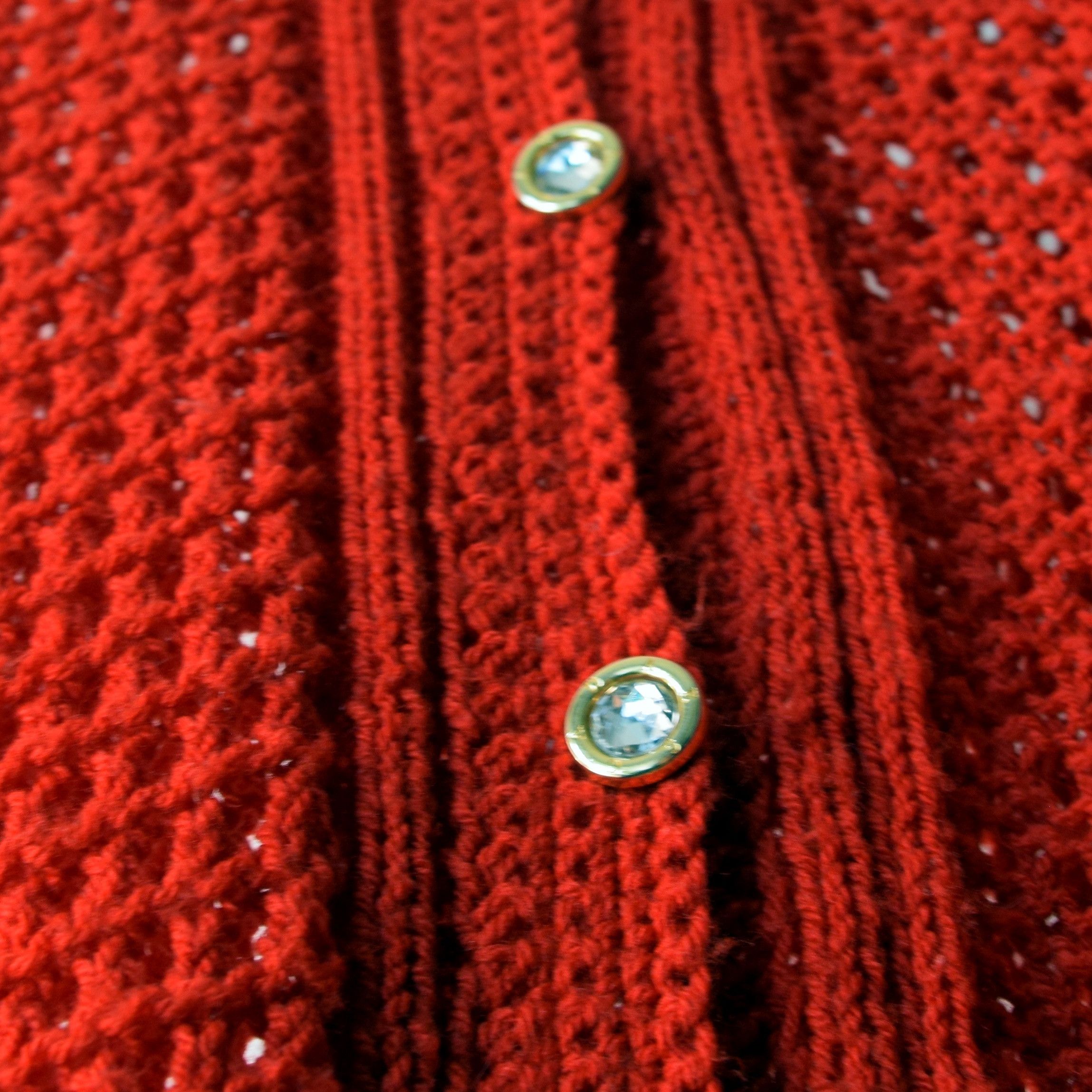 Escada × Other × Vintage Vintage Escada Cashmere Silk Blend Baby RED cardigan Sweater Size L / US 10 / IT 46 - 3 Thumbnail
