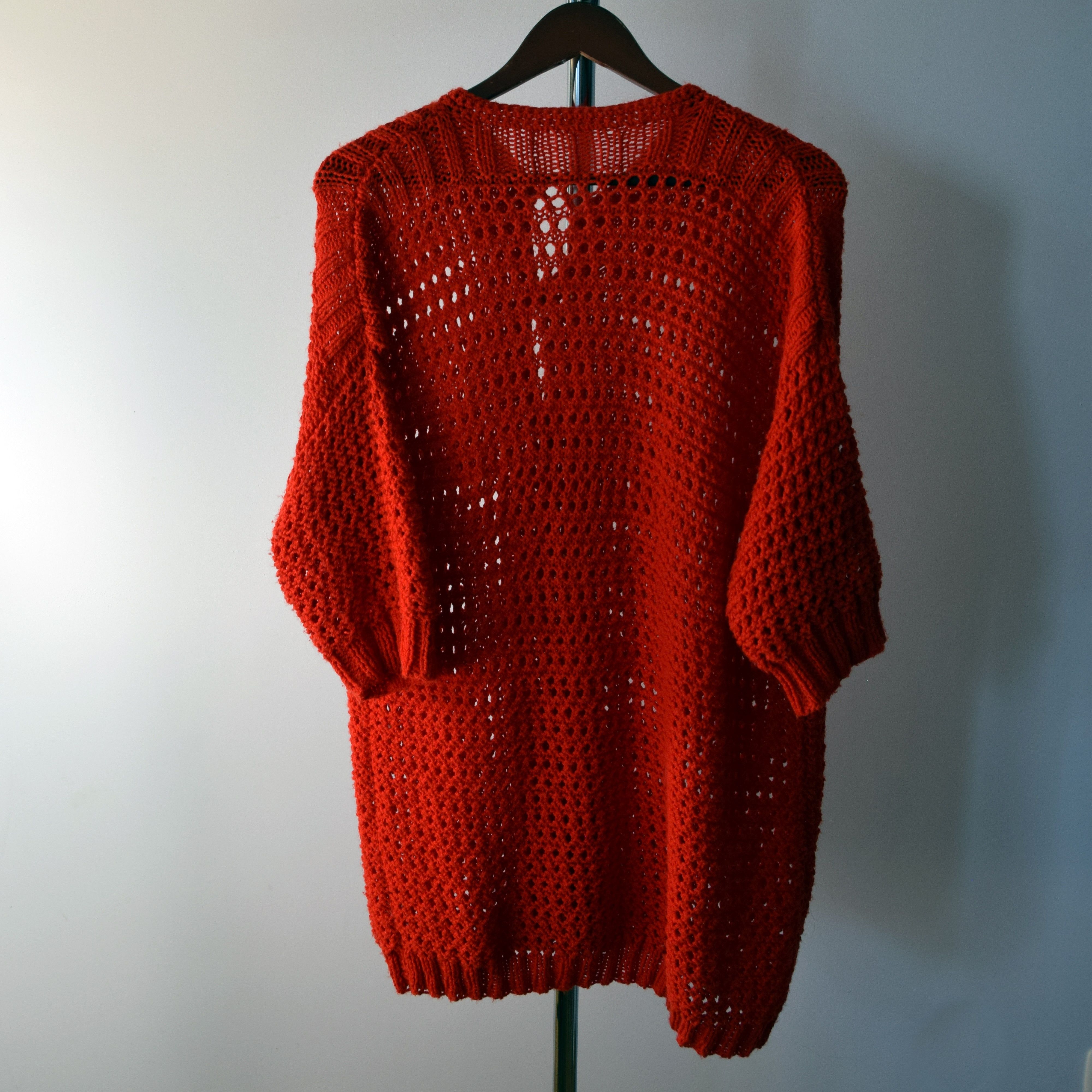 Escada × Other × Vintage Vintage Escada Cashmere Silk Blend Baby RED cardigan Sweater Size L / US 10 / IT 46 - 2 Thumbnail