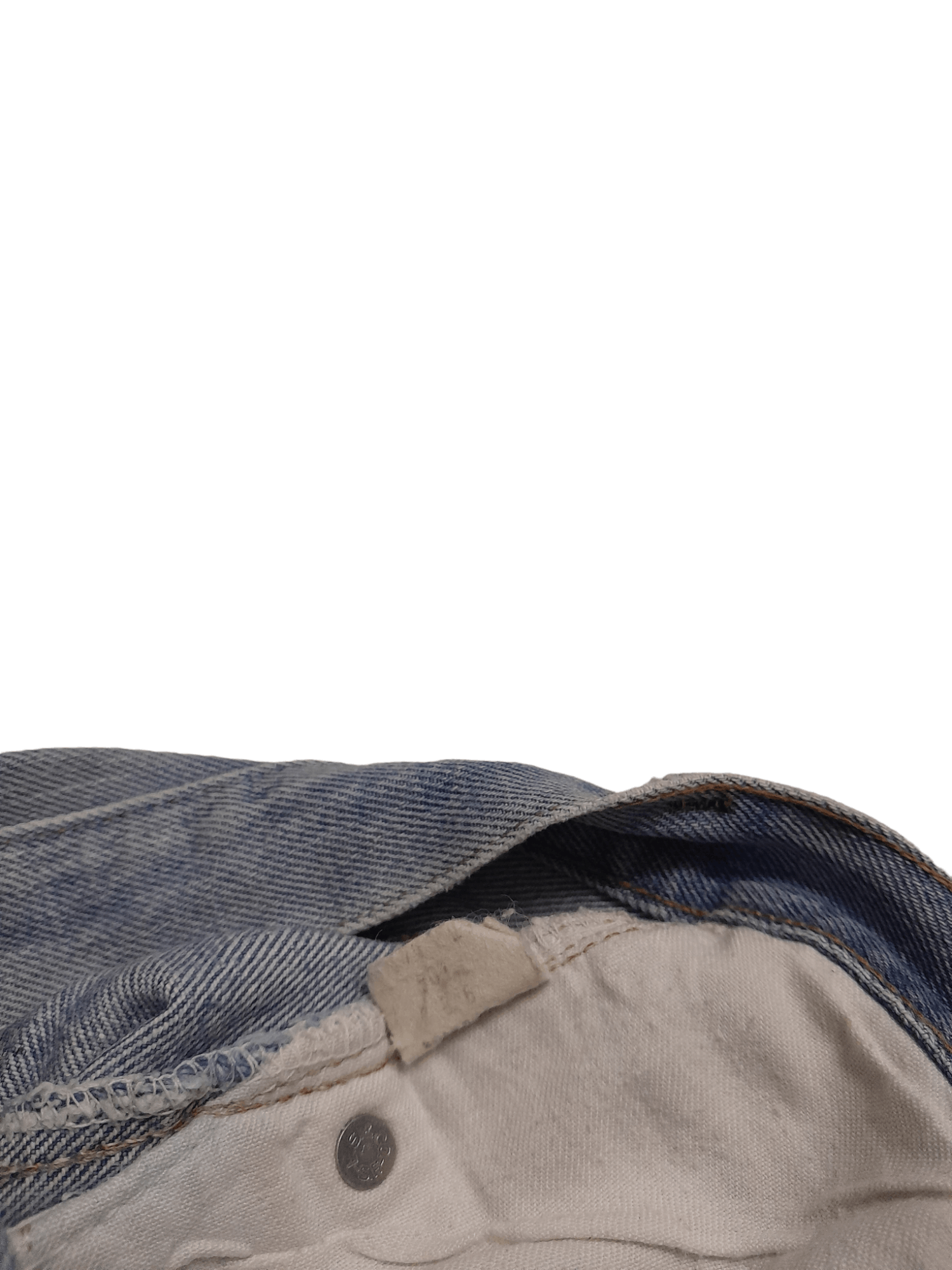 Levi's 80s Levis 501 Selvedge USA #6 Stamped Denim (E786) Size US 29 - 11 Thumbnail