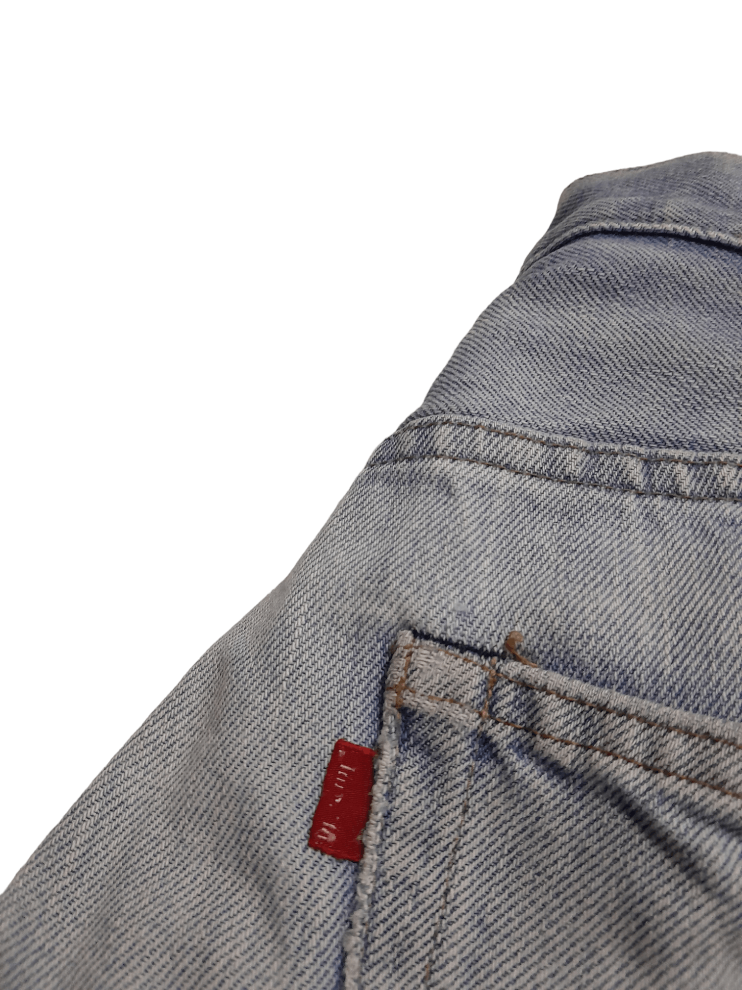 Levi's 80s Levis 501 Selvedge USA #6 Stamped Denim (E786) Size US 29 - 3 Thumbnail