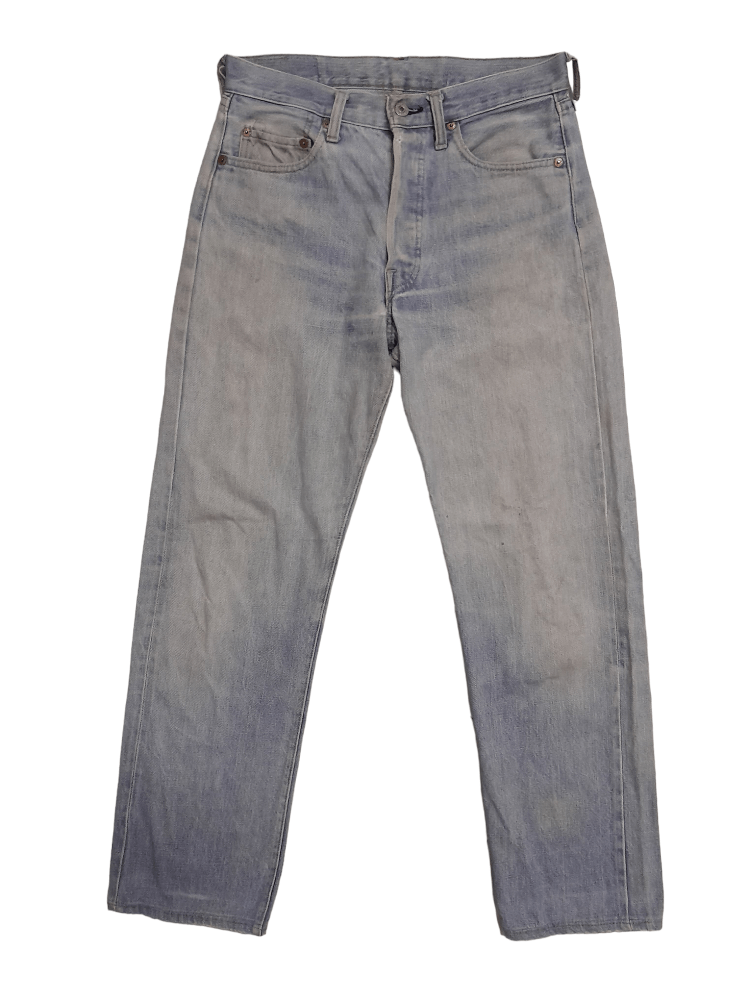 Levi's 80s Levis 501 Selvedge USA #6 Stamped Denim (E786) Size US 29 - 5 Thumbnail