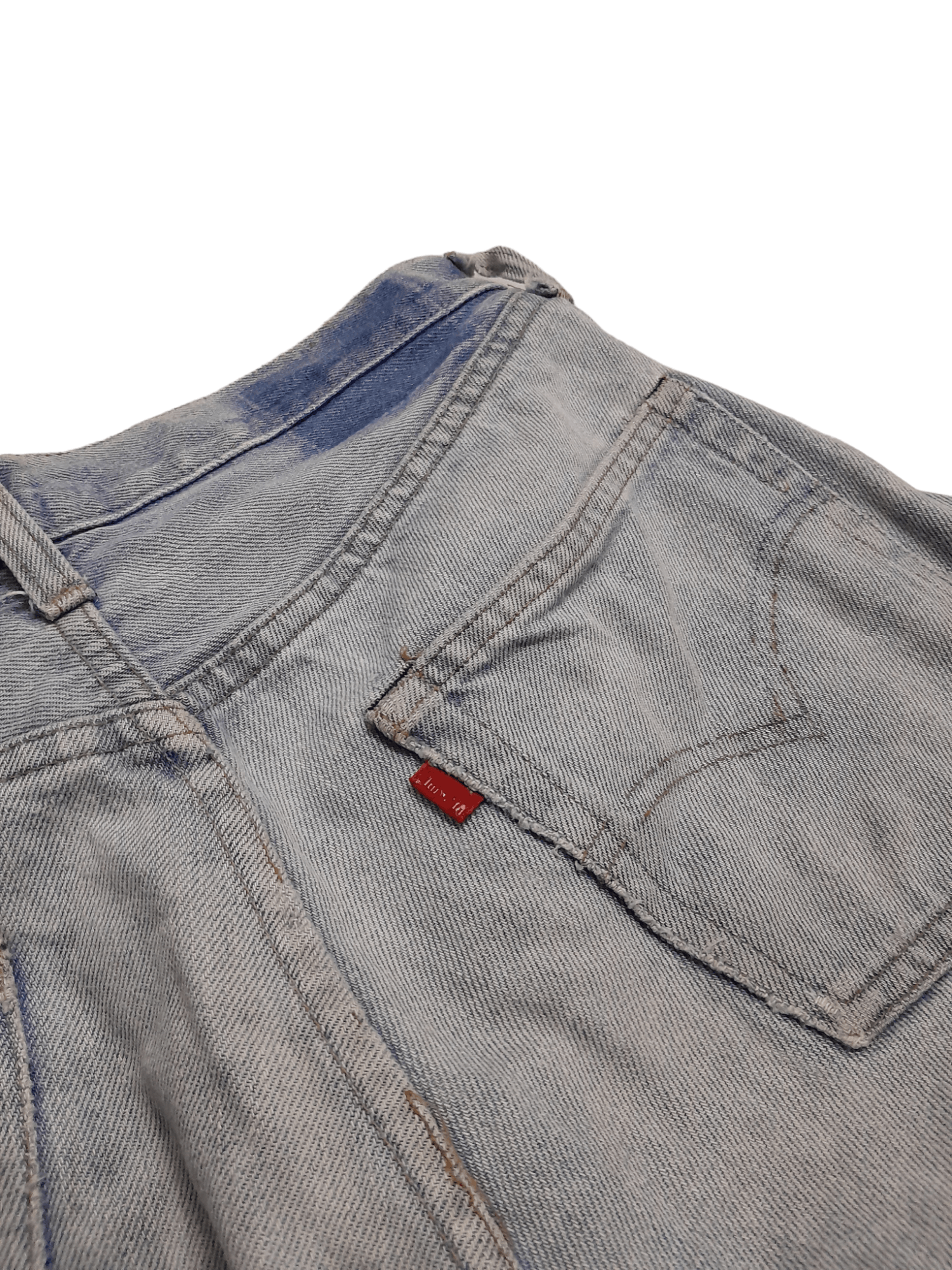 Levi's 80s Levis 501 Selvedge USA #6 Stamped Denim (E786) Size US 29 - 4 Thumbnail
