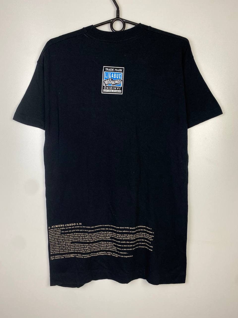 Vintage Ligabue Missmondo Tour 90s vintage t-shirt band size M Size US M / EU 48-50 / 2 - 2 Thumbnail