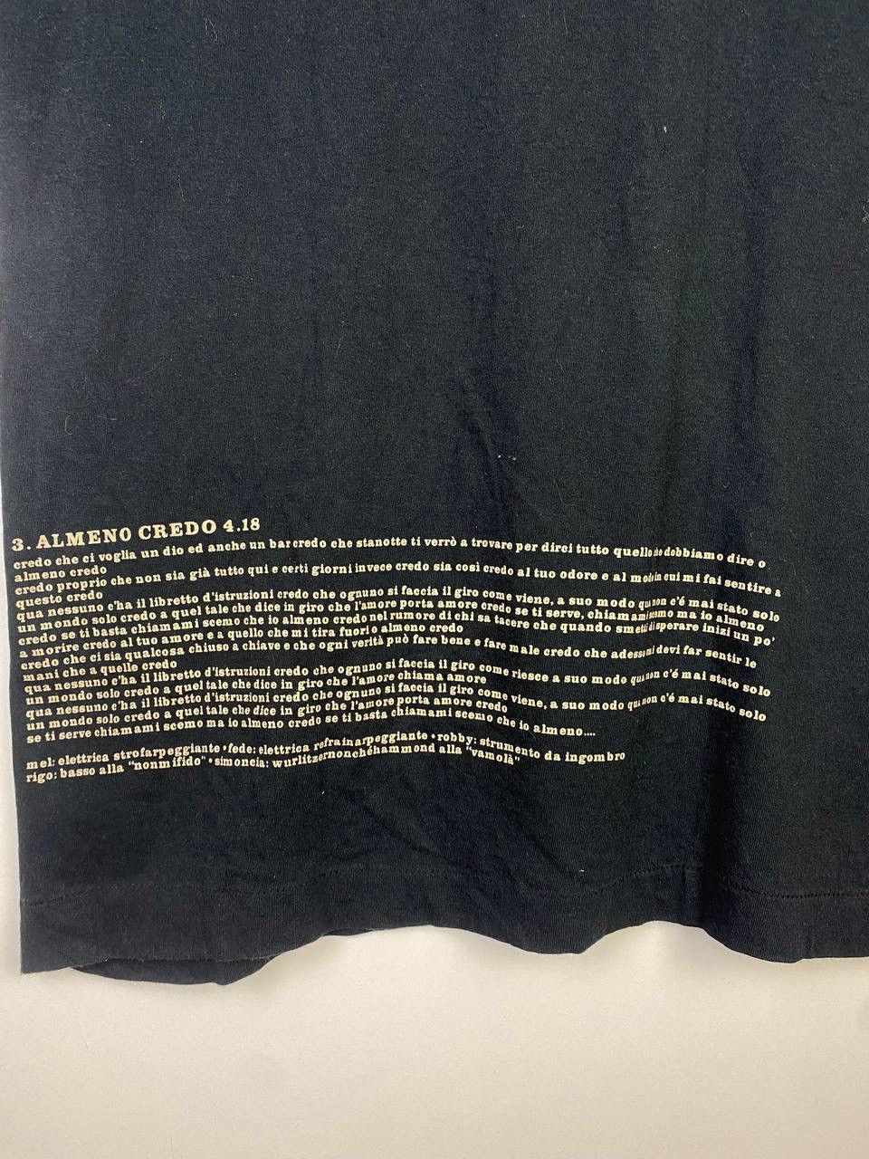 Vintage Ligabue Missmondo Tour 90s vintage t-shirt band size M Size US M / EU 48-50 / 2 - 8 Thumbnail