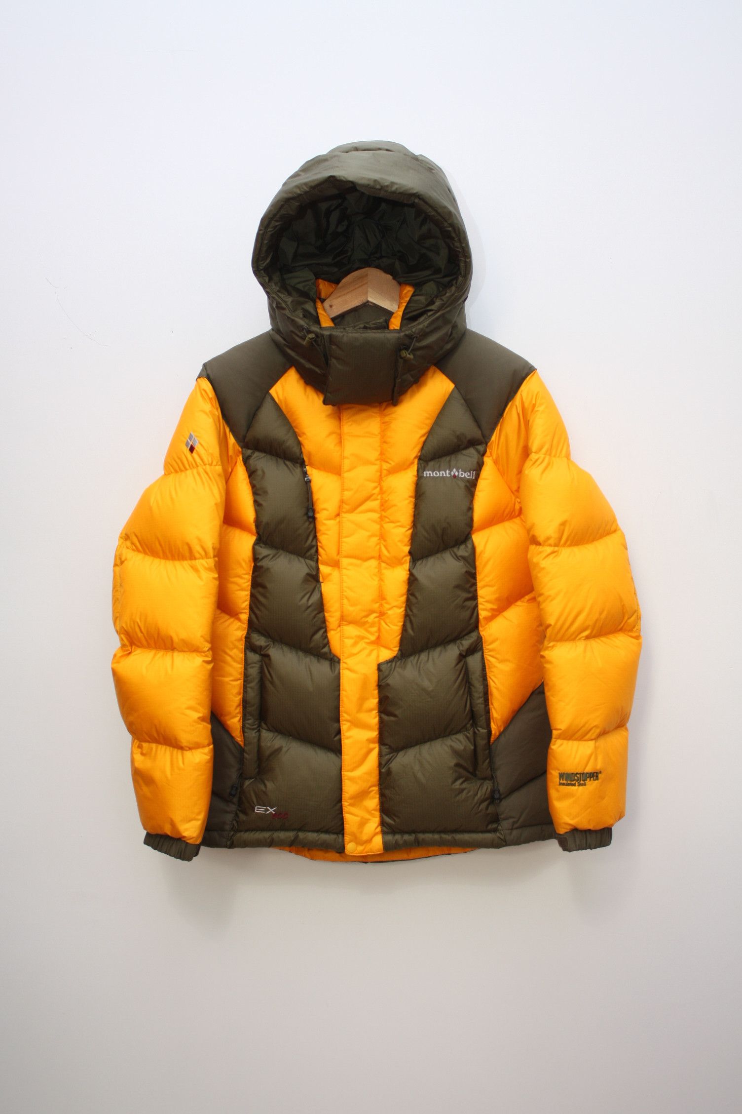 Image of Montbell Yellow Puffer Down Jacket, Men's (Size Small)