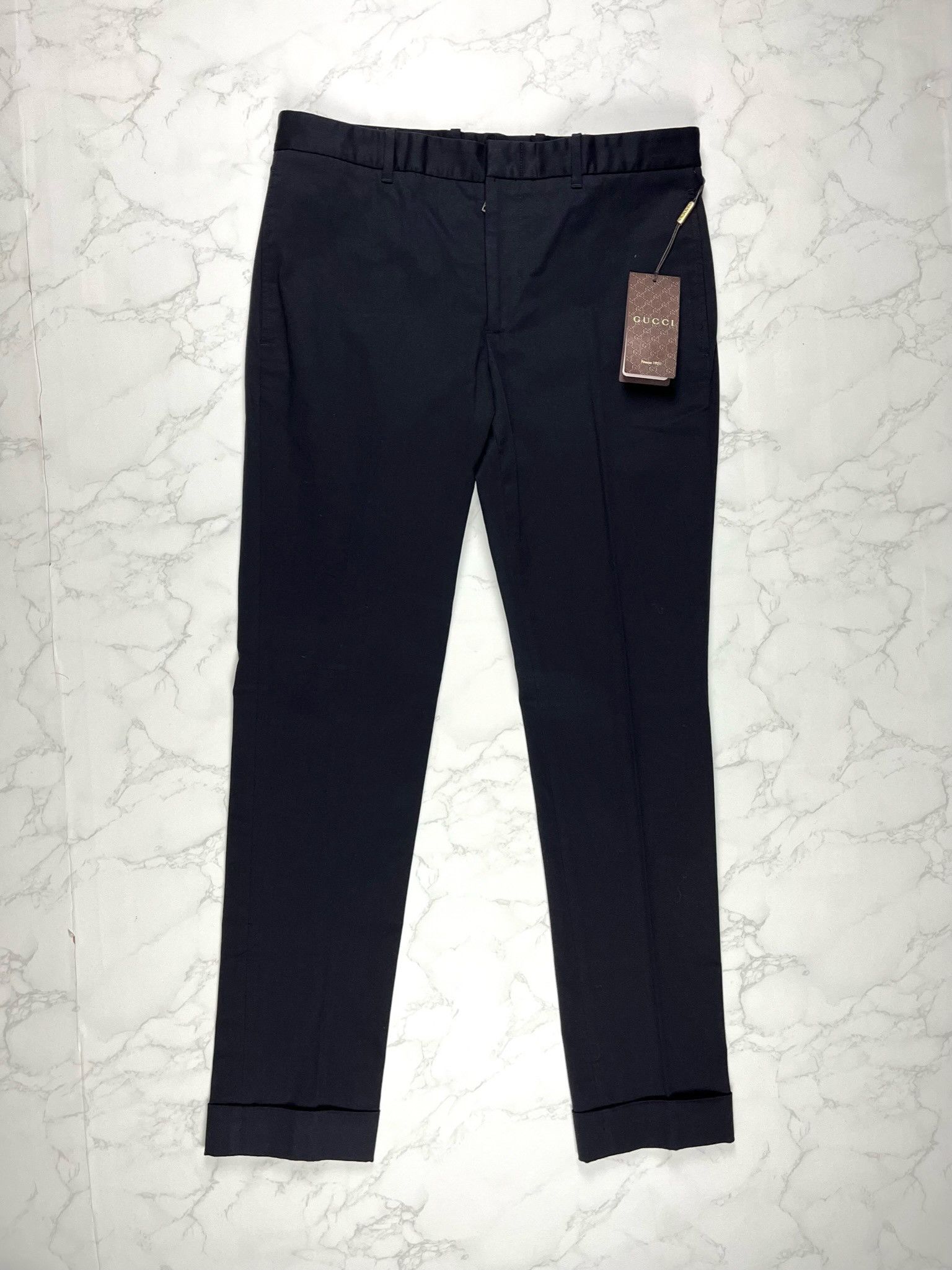 Gucci 🔥65% OFF🔥 Gucci Black Cotton Casual Pants Size US 32 / EU 48 - 1 Thumbnail