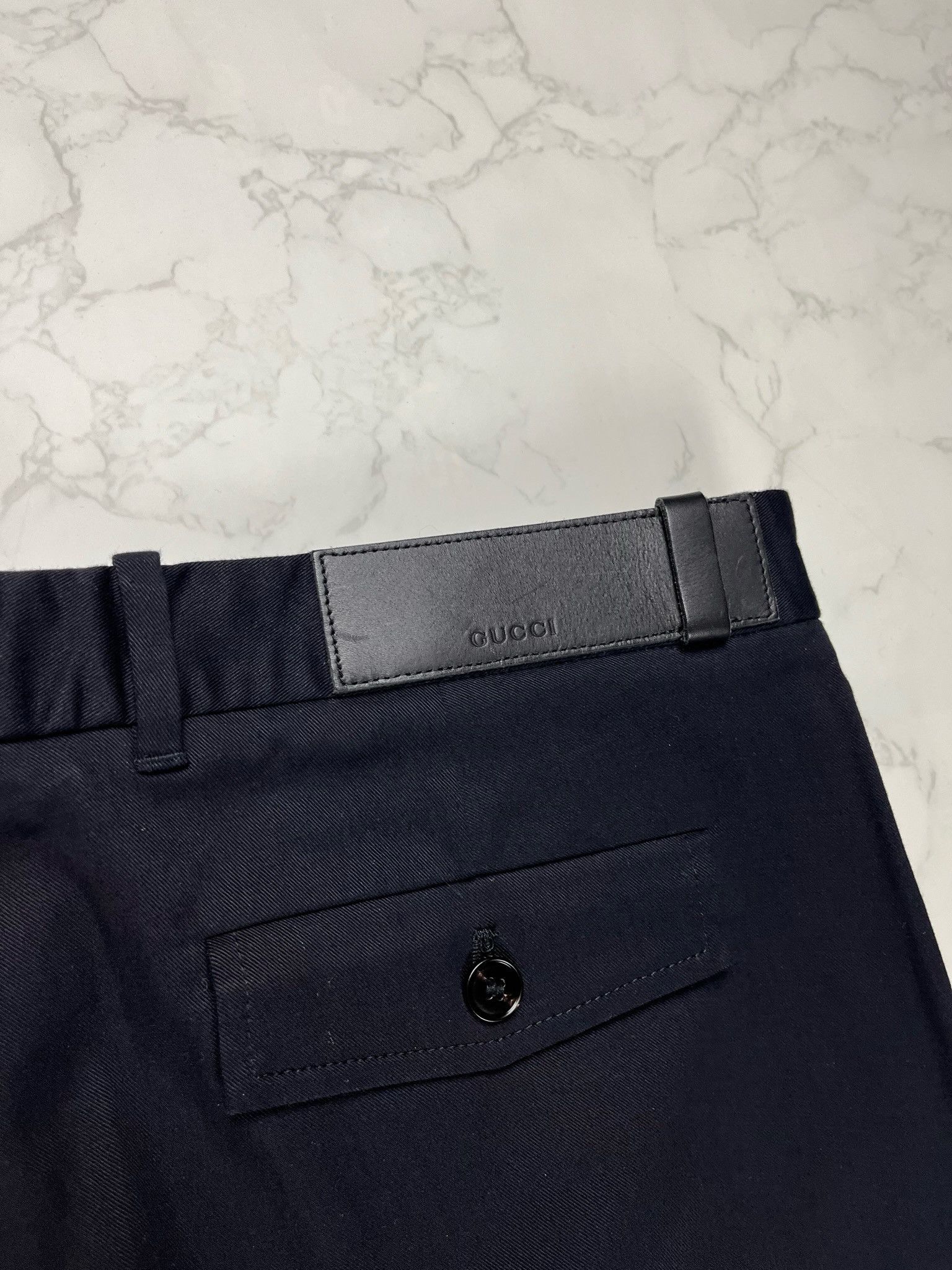 Gucci 🔥65% OFF🔥 Gucci Black Cotton Casual Pants Size US 32 / EU 48 - 15 Thumbnail