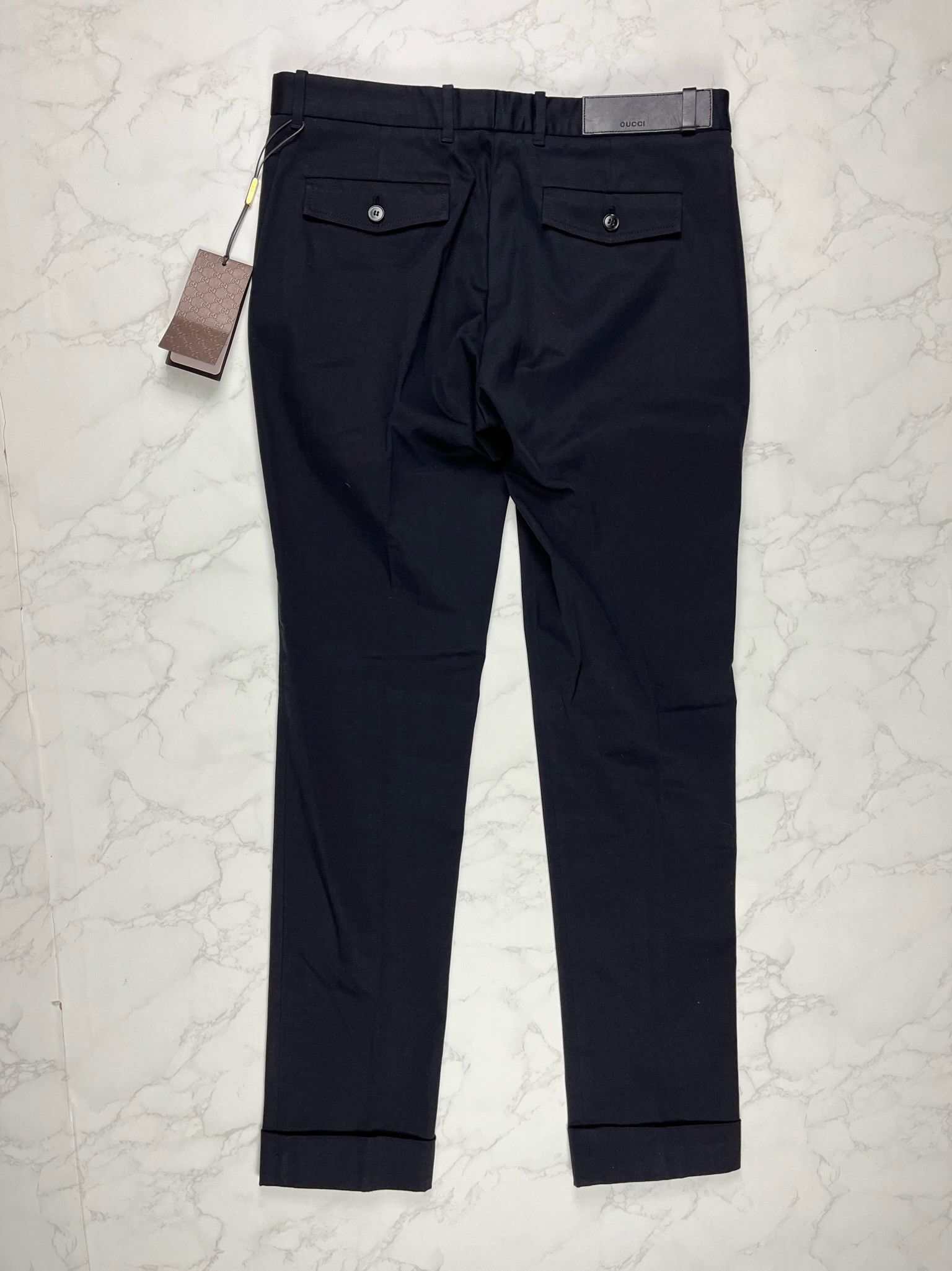 Gucci 🔥65% OFF🔥 Gucci Black Cotton Casual Pants Size US 32 / EU 48 - 13 Thumbnail