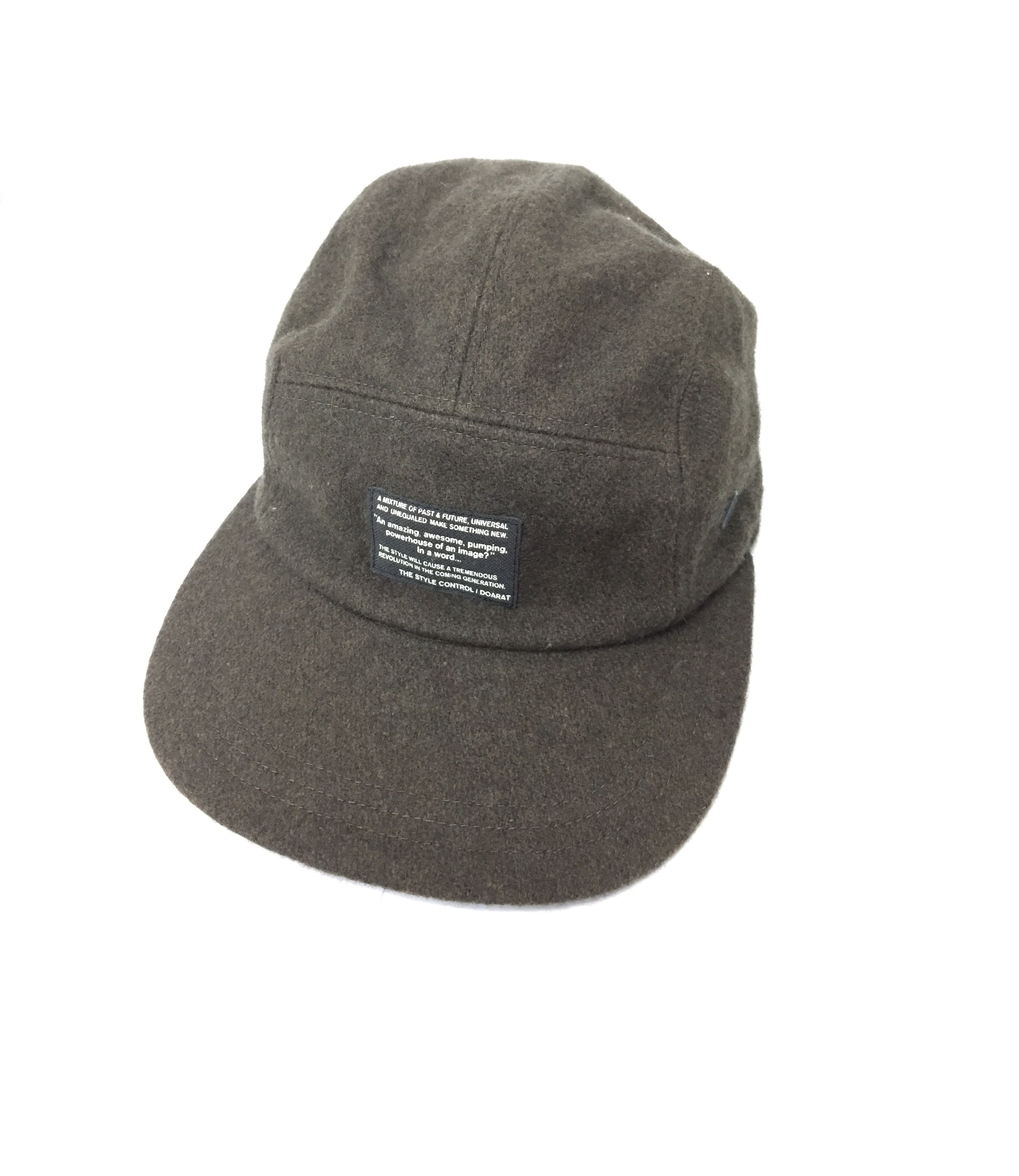 Japanese Brand DOARAT Japan 5 Panel wool cap hat Size ONE SIZE - 1 Thumbnail