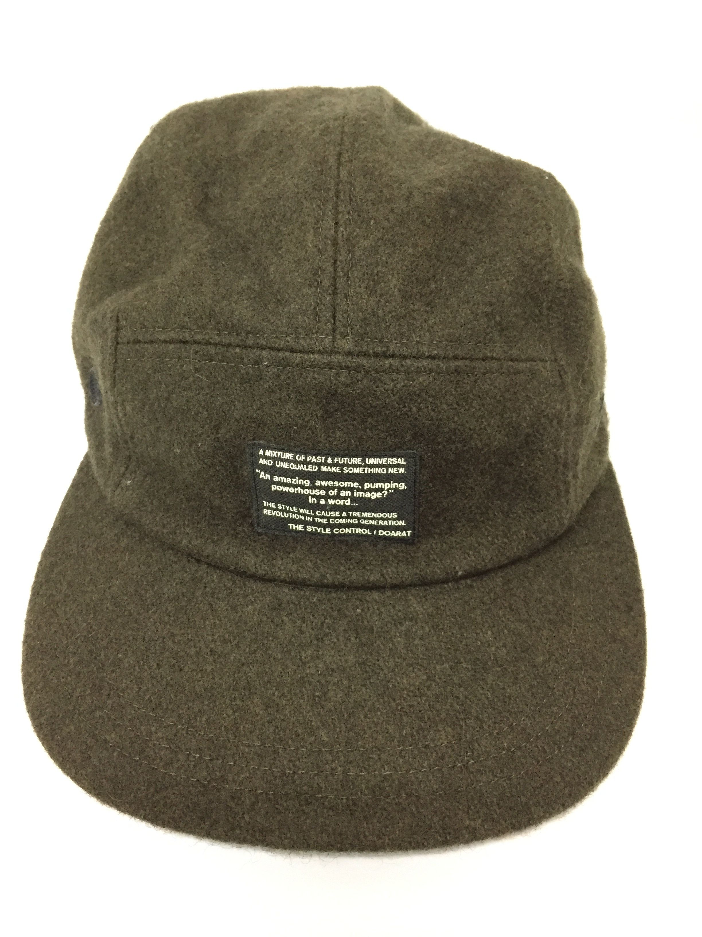 Japanese Brand DOARAT Japan 5 Panel wool cap hat Size ONE SIZE - 2 Thumbnail