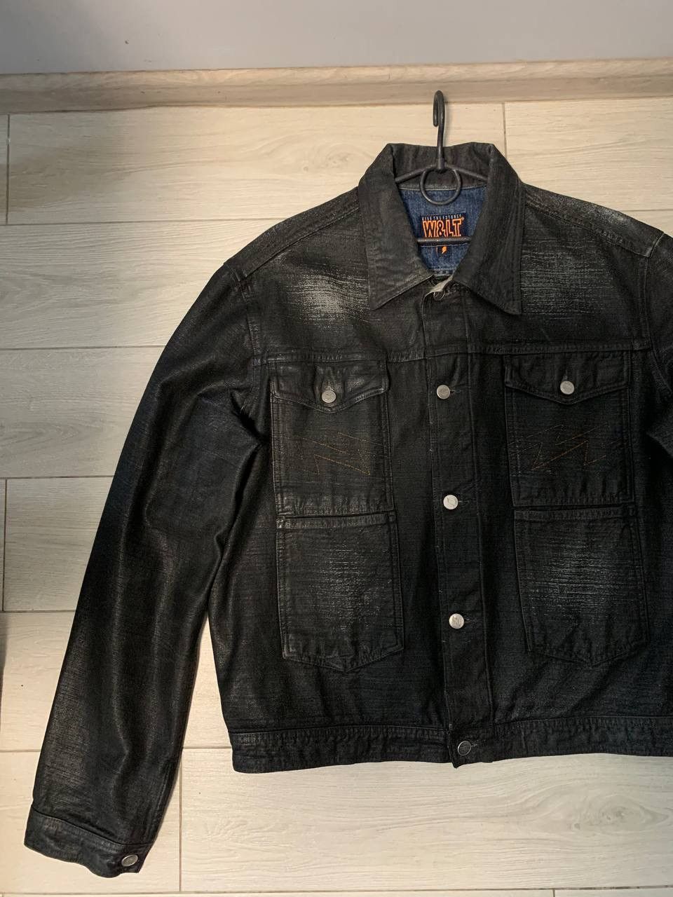 W&LT × Walter Van Beirendonck Bolt jeans Jacket Size US XL / EU 56 / 4 - 4 Thumbnail