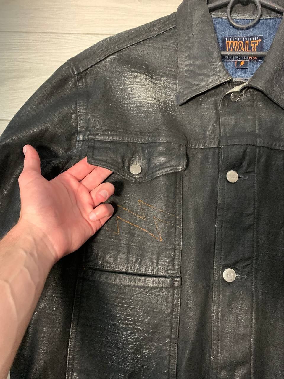 W&LT × Walter Van Beirendonck Bolt jeans Jacket Size US XL / EU 56 / 4 - 6 Thumbnail