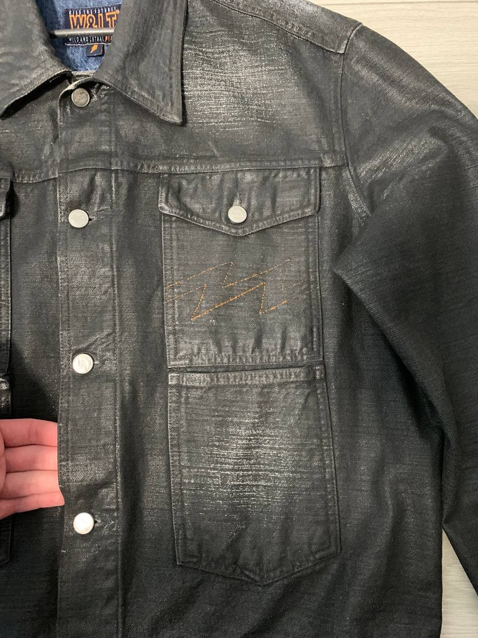 W&LT × Walter Van Beirendonck Bolt jeans Jacket Size US XL / EU 56 / 4 - 7 Thumbnail