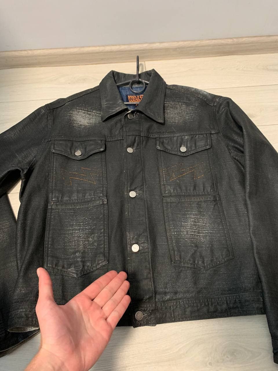 W&LT × Walter Van Beirendonck Bolt jeans Jacket Size US XL / EU 56 / 4 - 19 Thumbnail