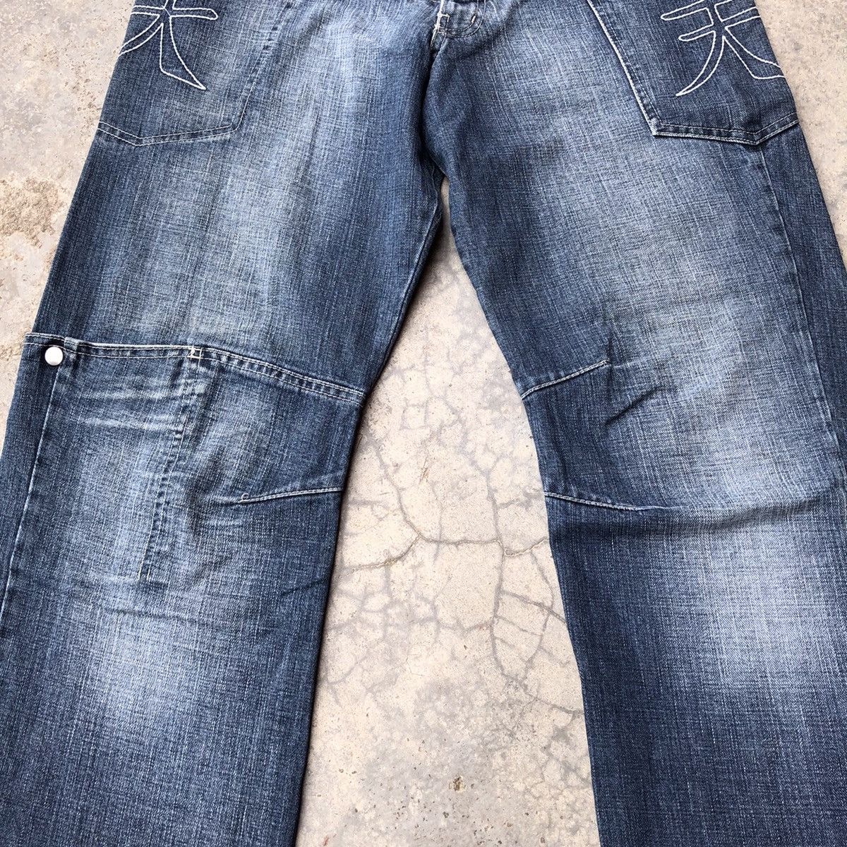Vintage Vintage X-Cape tactical multiple pocket baggy jeans Size US 31 - 2 Thumbnail