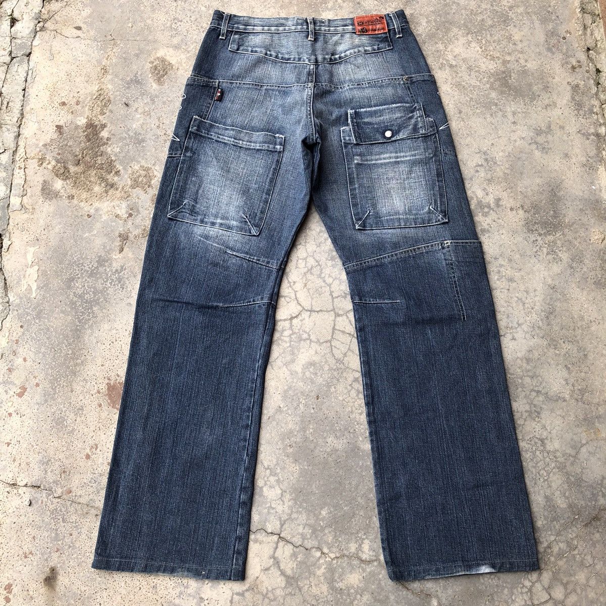 Vintage Vintage X-Cape tactical multiple pocket baggy jeans Size US 31 - 10 Thumbnail