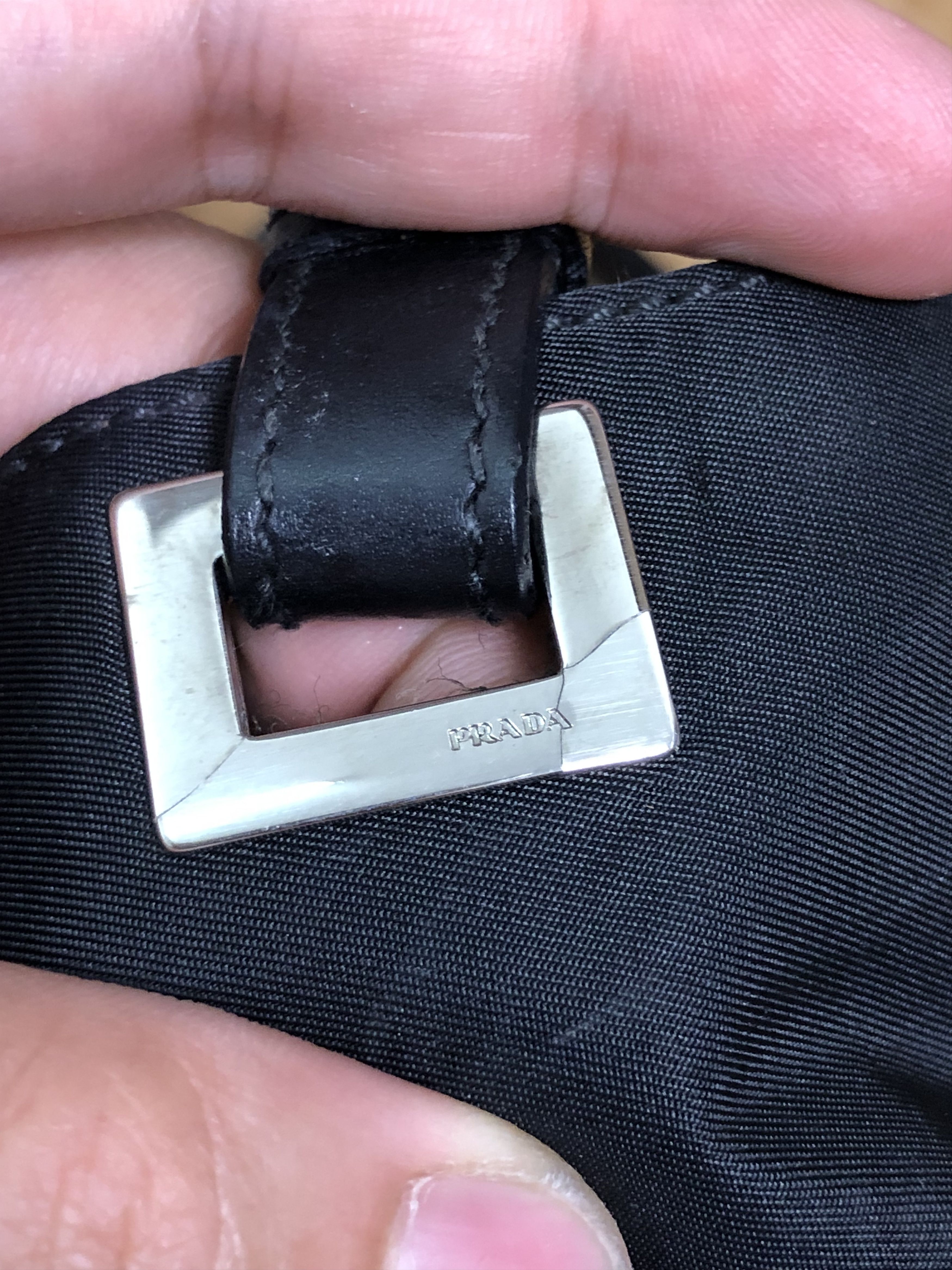 Prada AUTHENTIC PRADA SMALL HAND BAG NYLON/LEATHER Size ONE SIZE - 21 Thumbnail