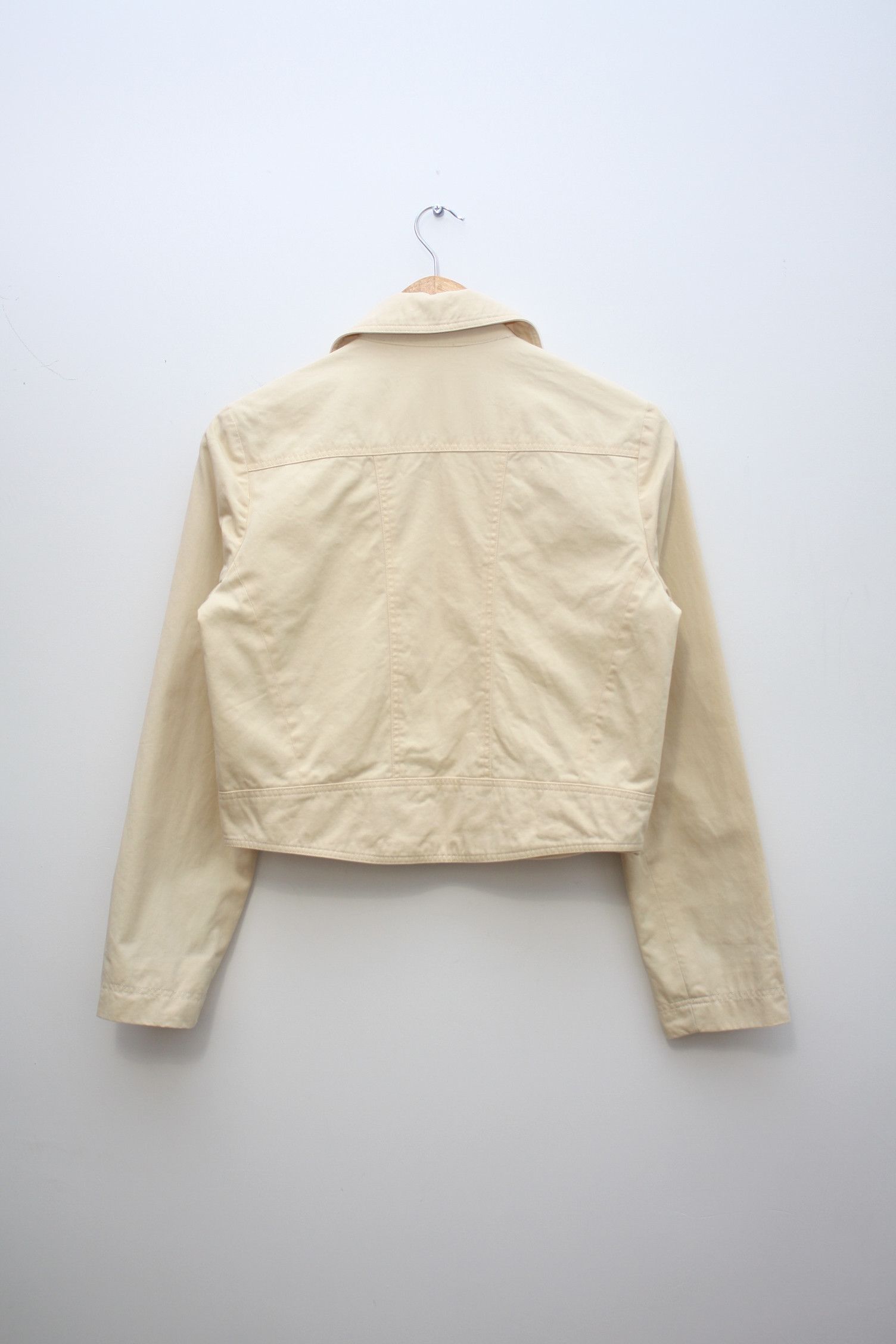 Versace Versus Gianni Versace Beige Striped Black Jacket Women's Size S / US 4 / IT 40 - 3 Thumbnail