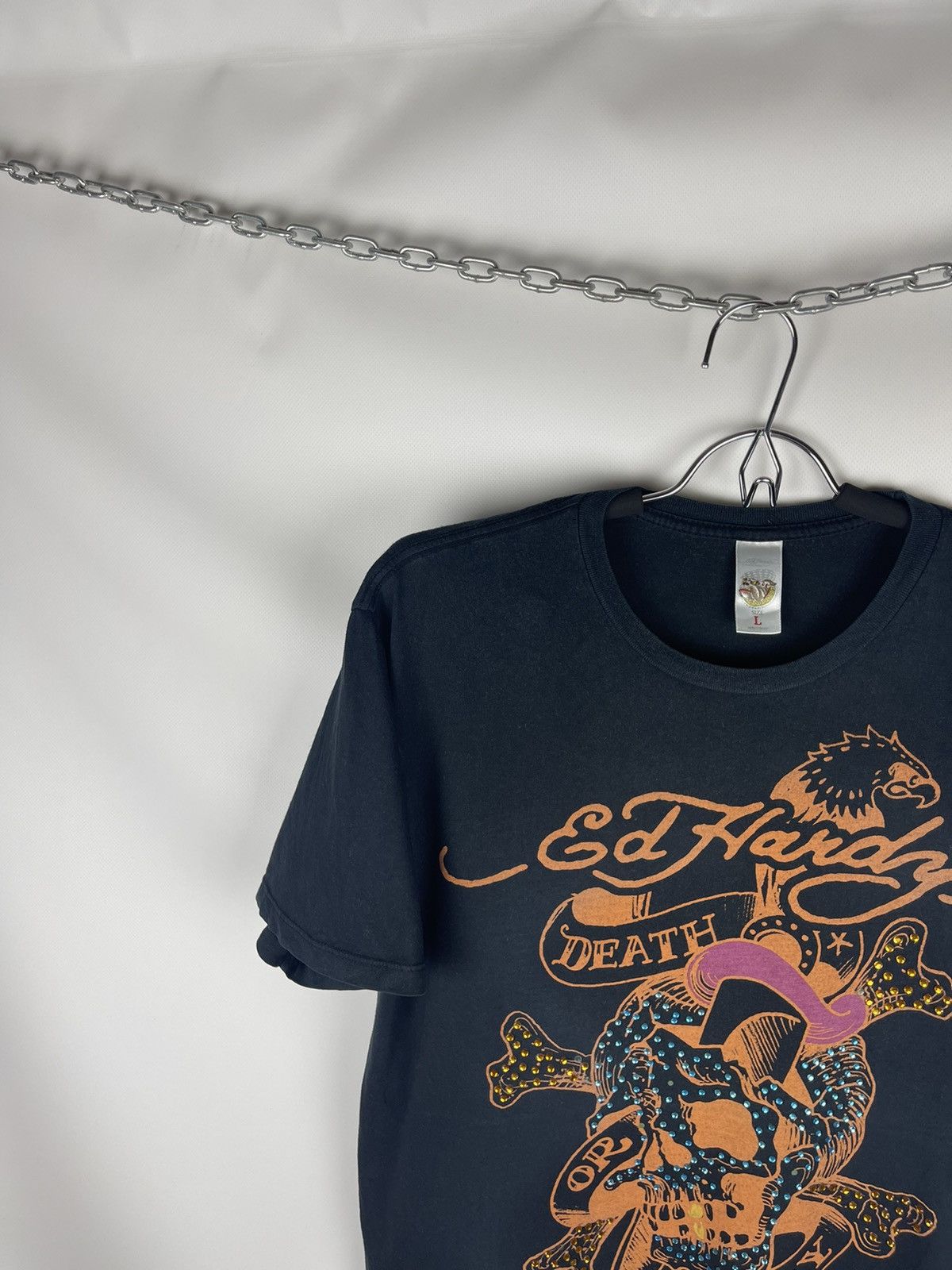Christian Audigier × Ed Hardy Ed Hardy by Christian Audigier death tough vintage tee shirt Size US L / EU 52-54 / 3 - 2 Thumbnail