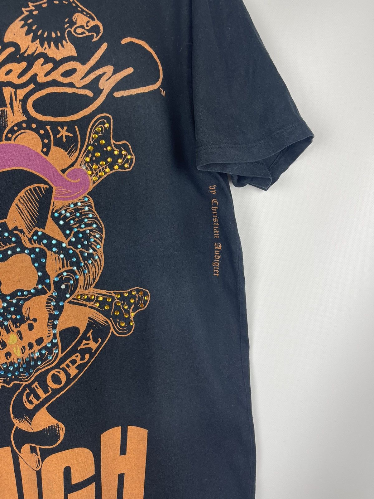 Christian Audigier × Ed Hardy Ed Hardy by Christian Audigier death tough vintage tee shirt Size US L / EU 52-54 / 3 - 4 Thumbnail