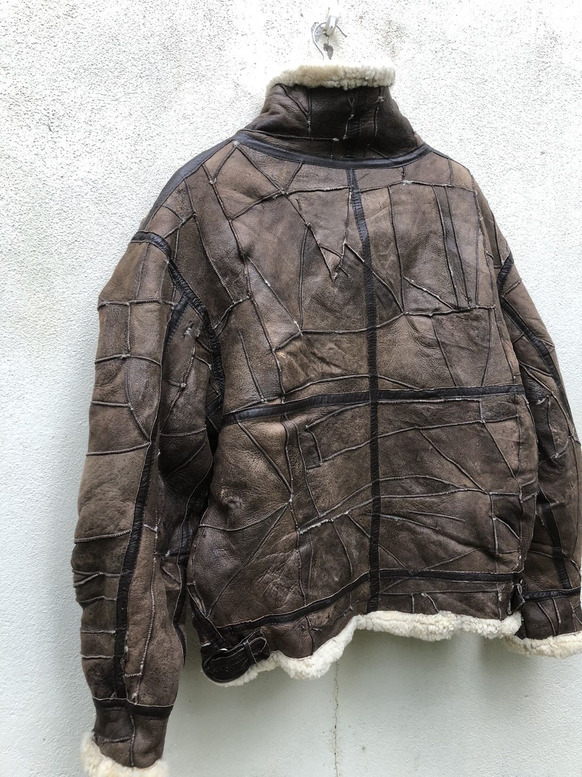 Vintage ❌CLEARANCE SALE🚀 Vtg B-3 Patchworks Shearling Jacket Size US M / EU 48-50 / 2 - 2 Thumbnail