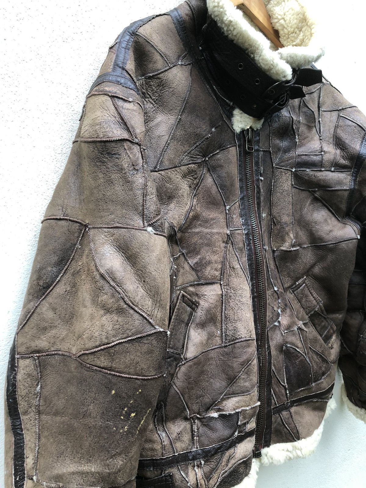 Vintage ❌CLEARANCE SALE🚀 Vtg B-3 Patchworks Shearling Jacket Size US M / EU 48-50 / 2 - 4 Thumbnail