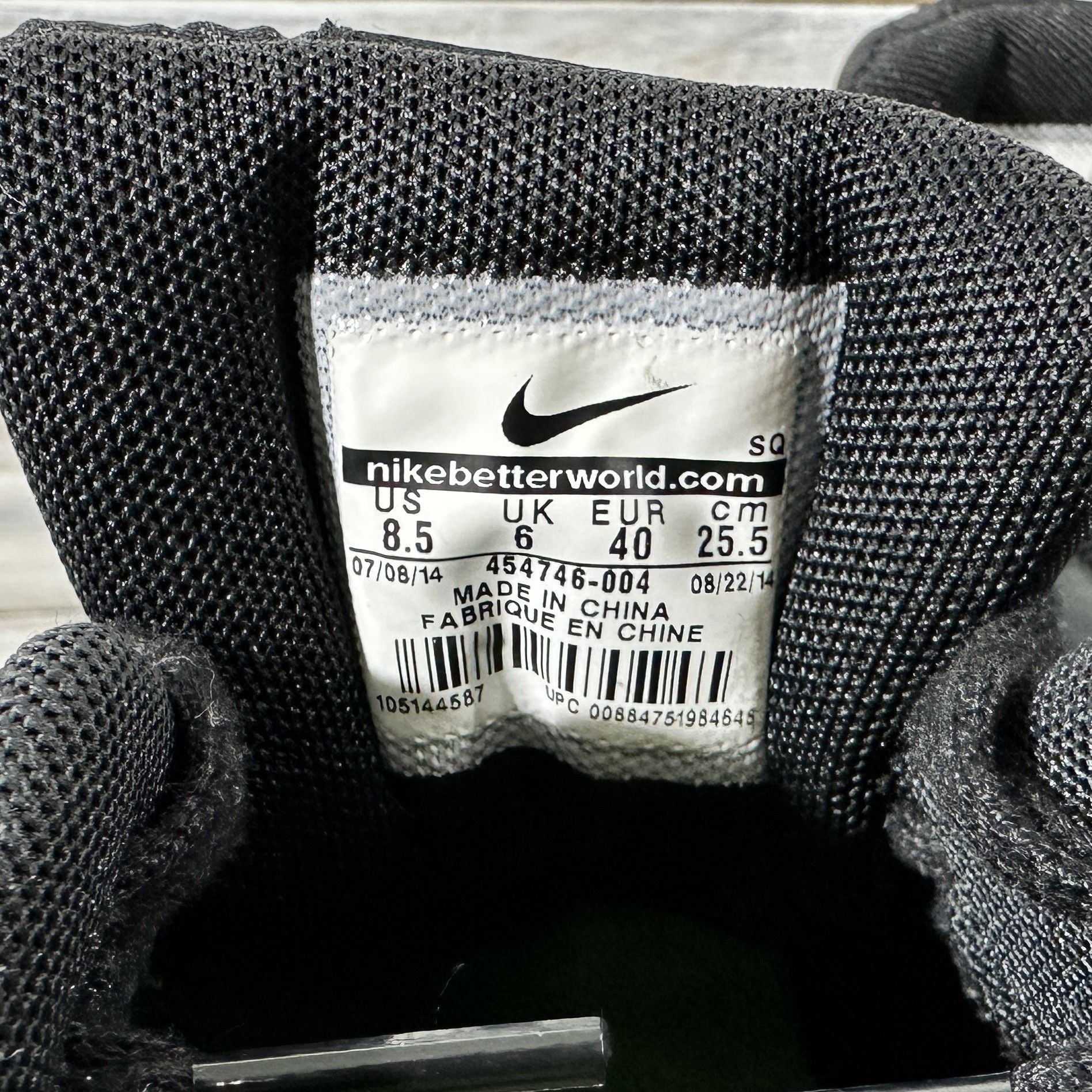 Nike Nike Wmns Air Max 1 Prm "Black Croco" Women's Sneakers Black Size US 8.5 / IT 38.5 - 23 Thumbnail