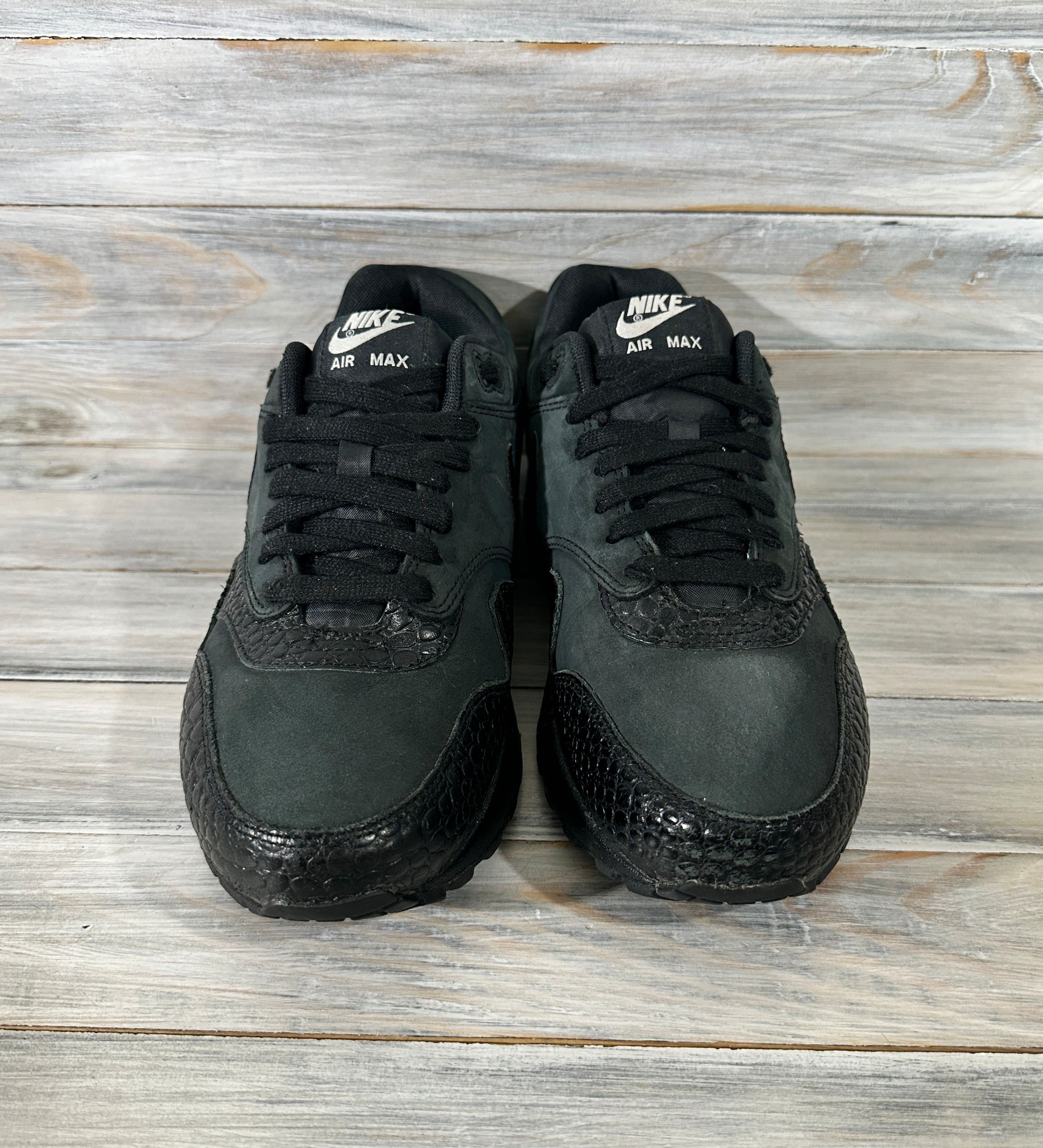 Nike Nike Wmns Air Max 1 Prm "Black Croco" Women's Sneakers Black Size US 8.5 / IT 38.5 - 15 Thumbnail