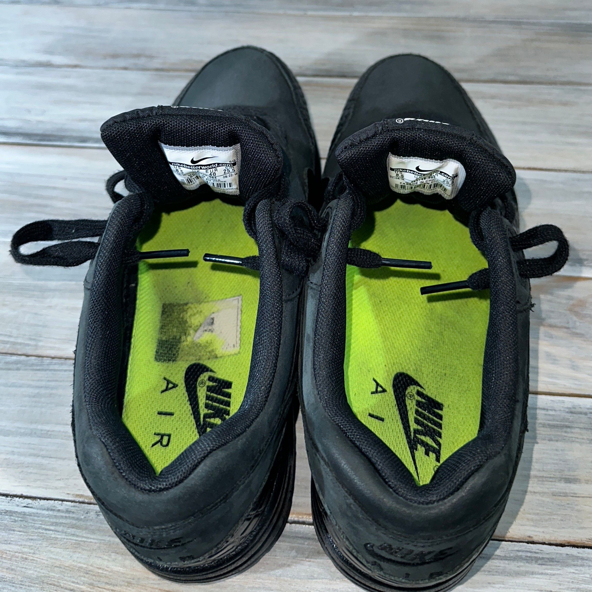 Nike Nike Wmns Air Max 1 Prm "Black Croco" Women's Sneakers Black Size US 8.5 / IT 38.5 - 10 Thumbnail