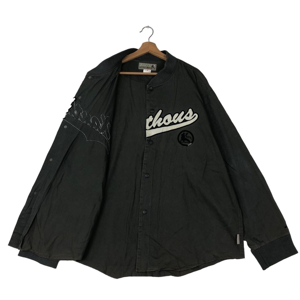 Japanese Brand BOMBER JACKET XANTHOUS BIG LOGO STREETWEAR RIOT RIOT DESIGN Size US L / EU 52-54 / 3 - 8 Thumbnail