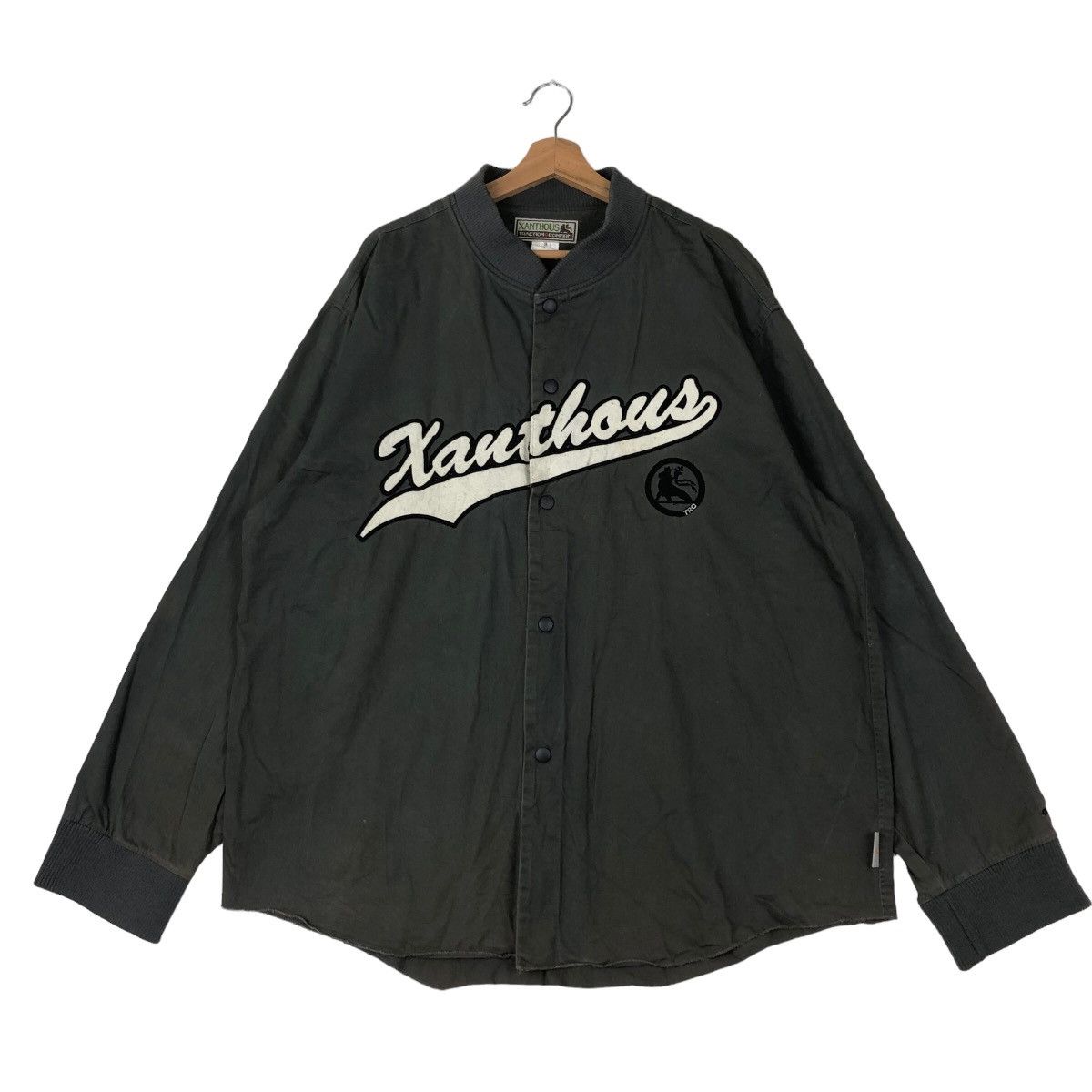 Japanese Brand BOMBER JACKET XANTHOUS BIG LOGO STREETWEAR RIOT RIOT DESIGN Size US L / EU 52-54 / 3 - 1 Thumbnail